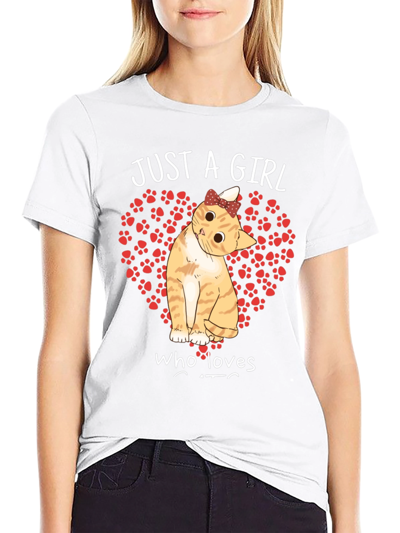 Just A Girl Who Loves Cats T-Shirt
