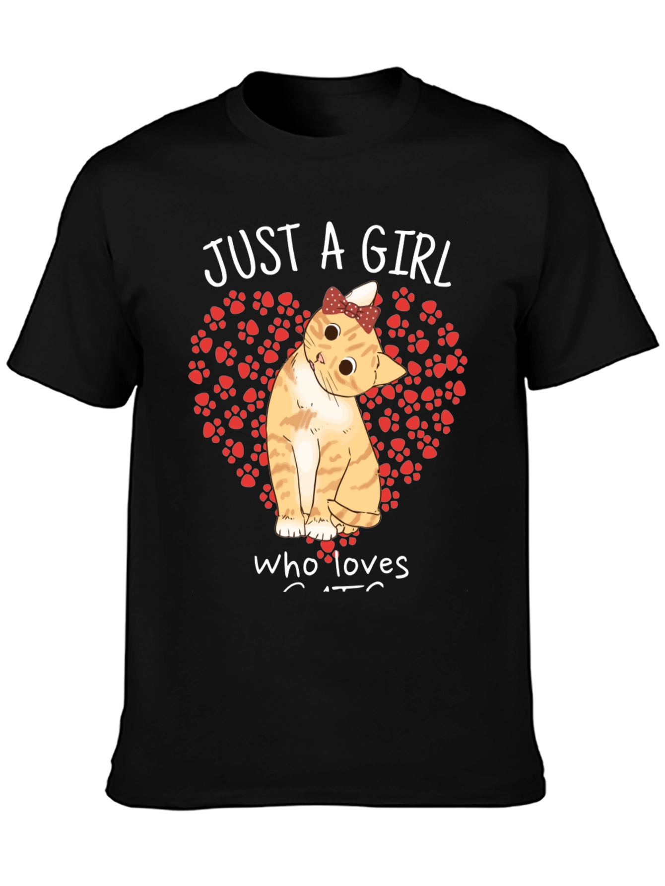 Just A Girl Who Loves Cats T-Shirt