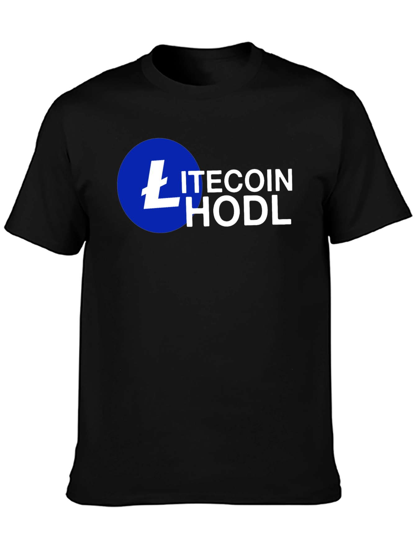 Litecoin HODL Crypto T-Shirt - Black