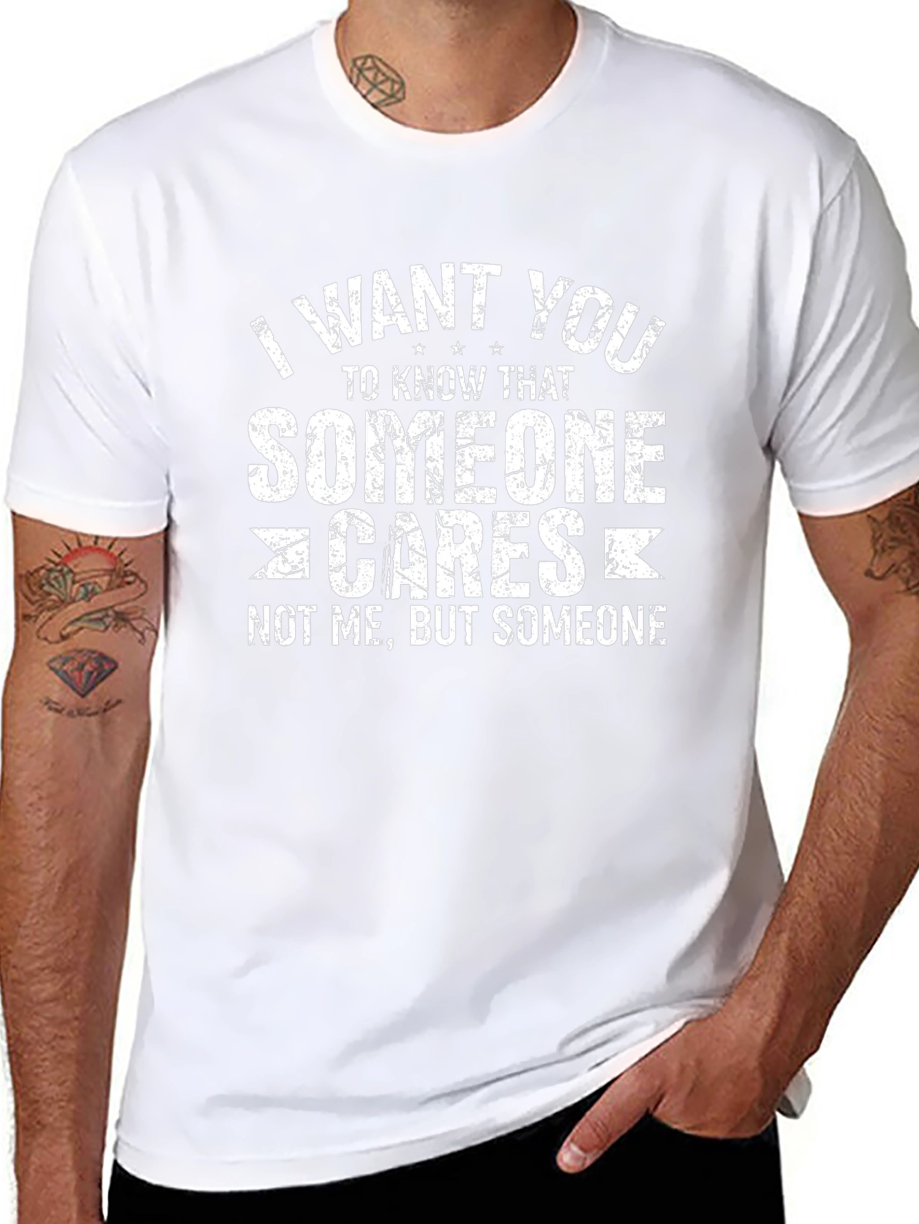Humorous Someone Cares Graphic Tee