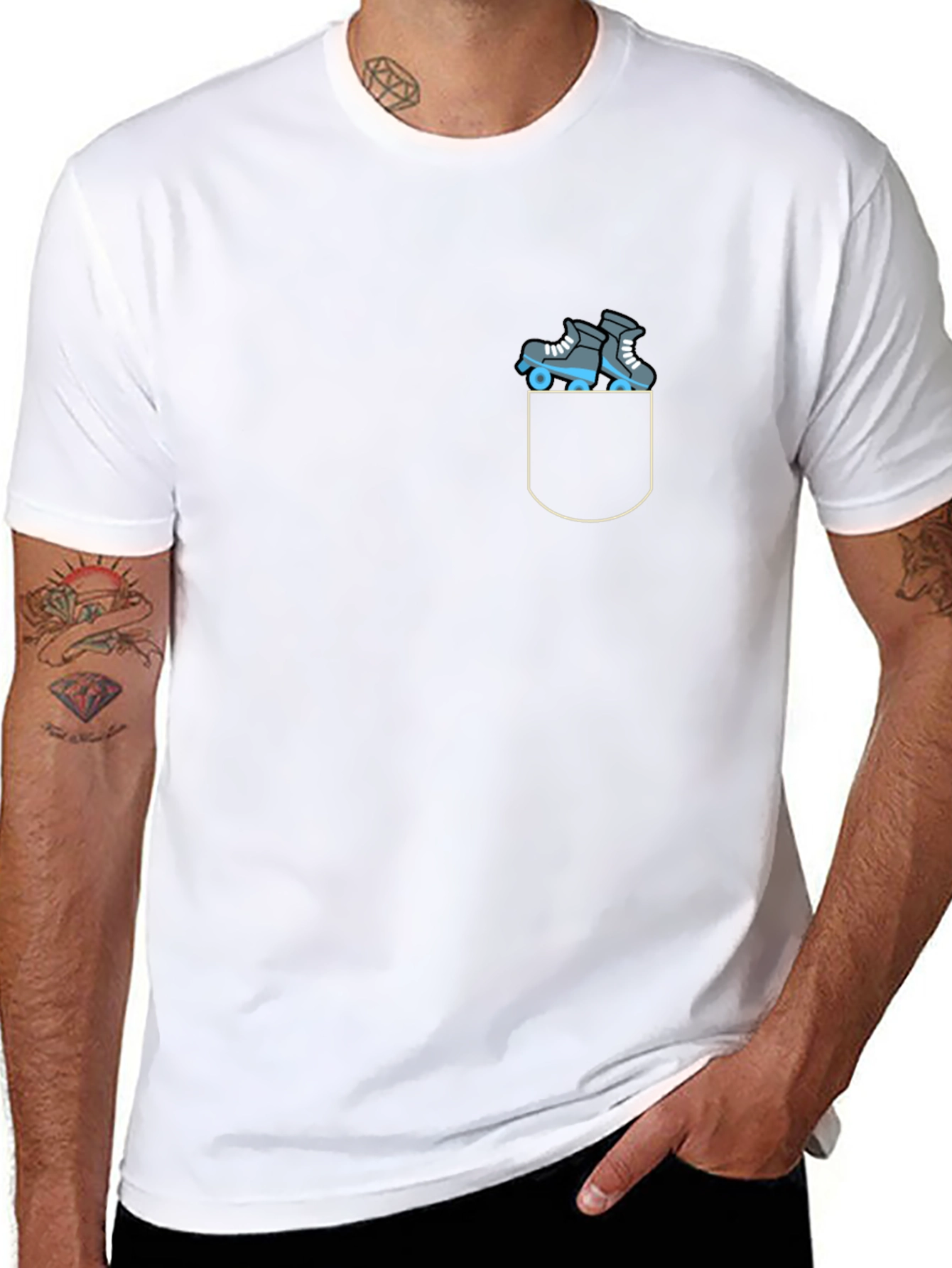 Skate Pocket Black T-Shirt