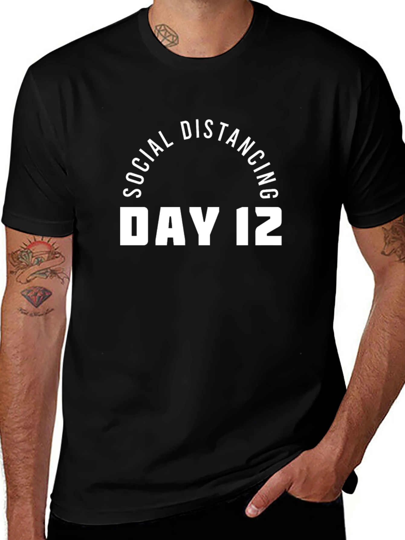 Social Distancing Day 12 T-Shirt
