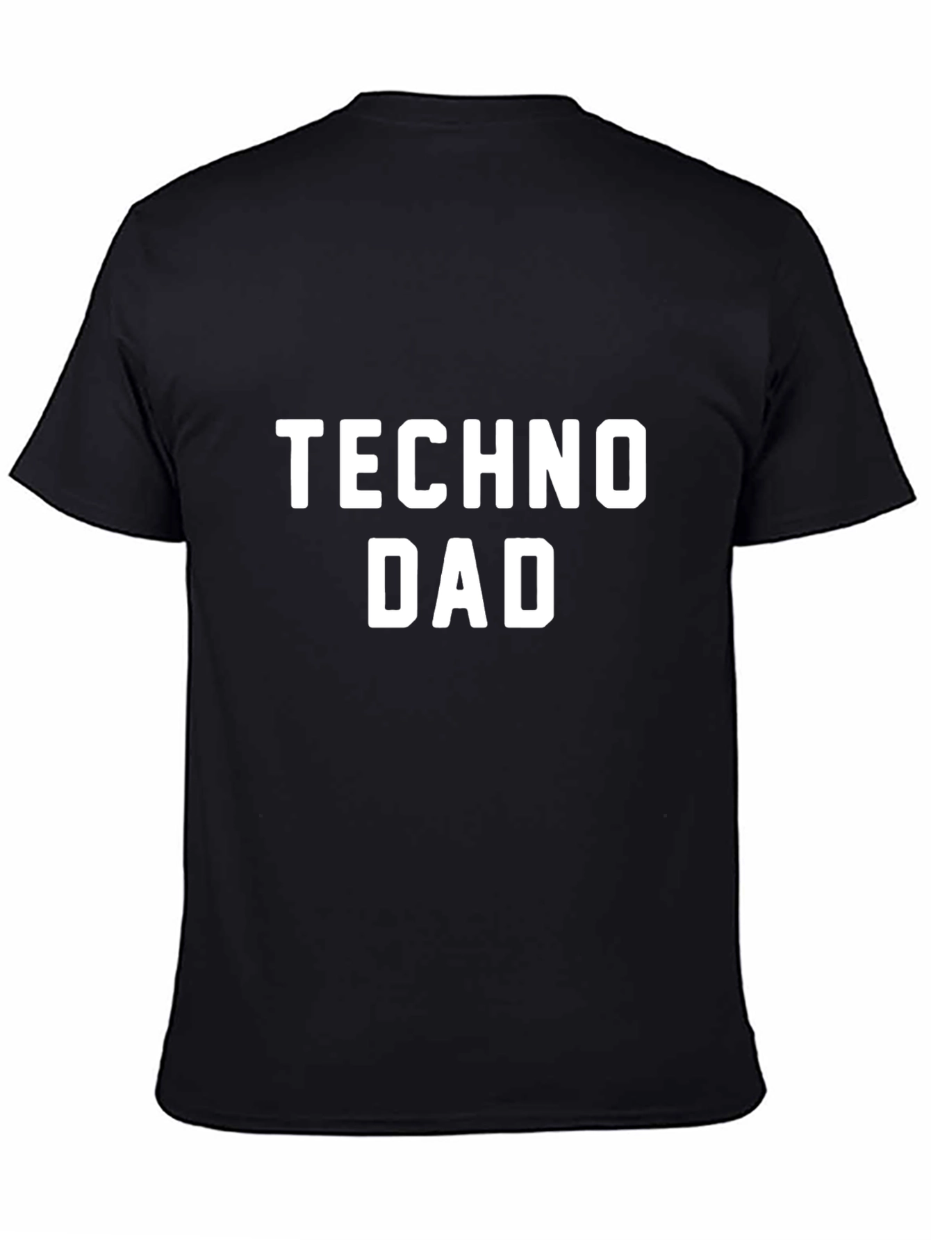 Techno Dad T-Shirt - Black Cotton Tee