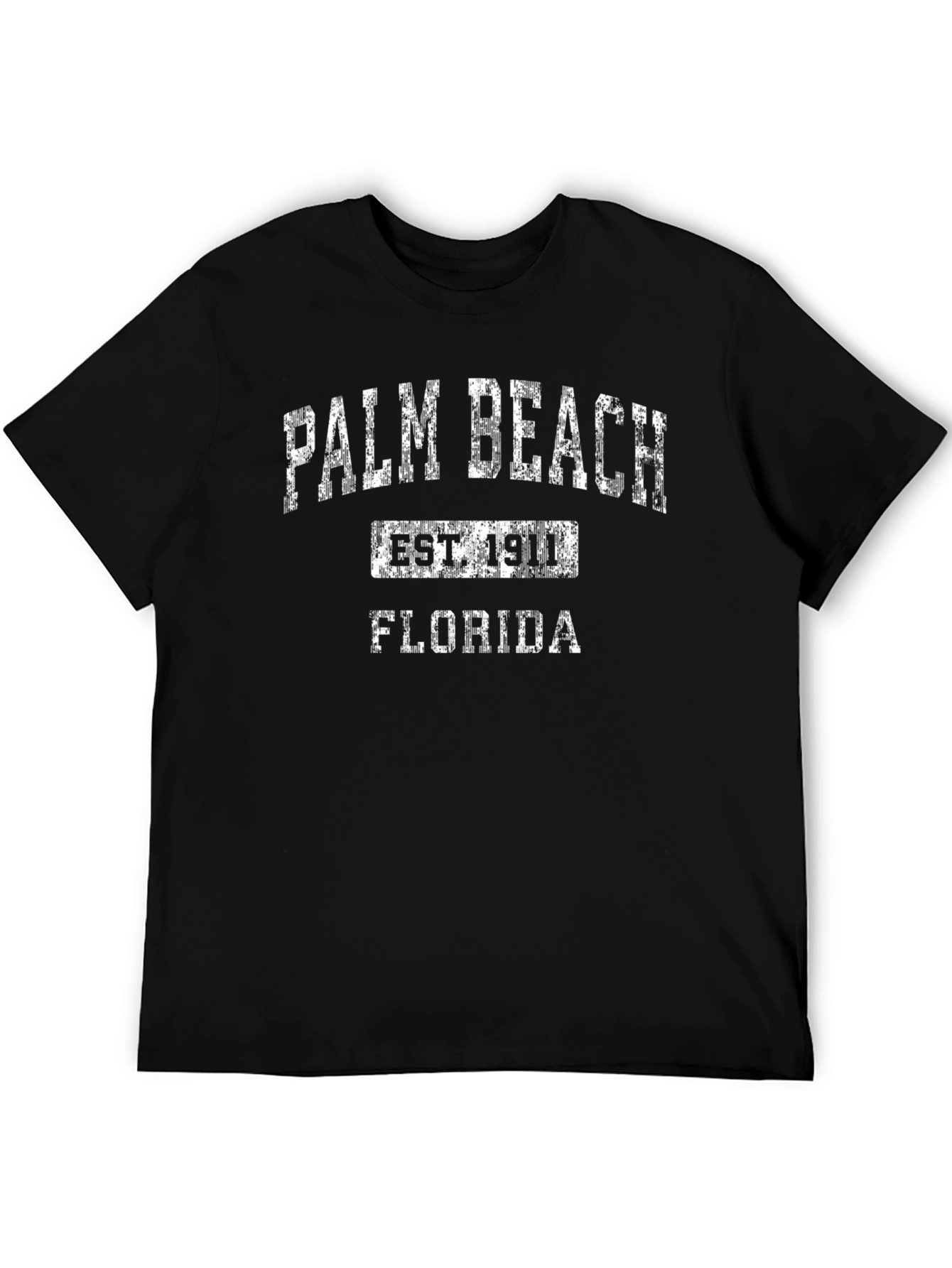 Palm Beach Florida Est. 1911 Black T-Shirt