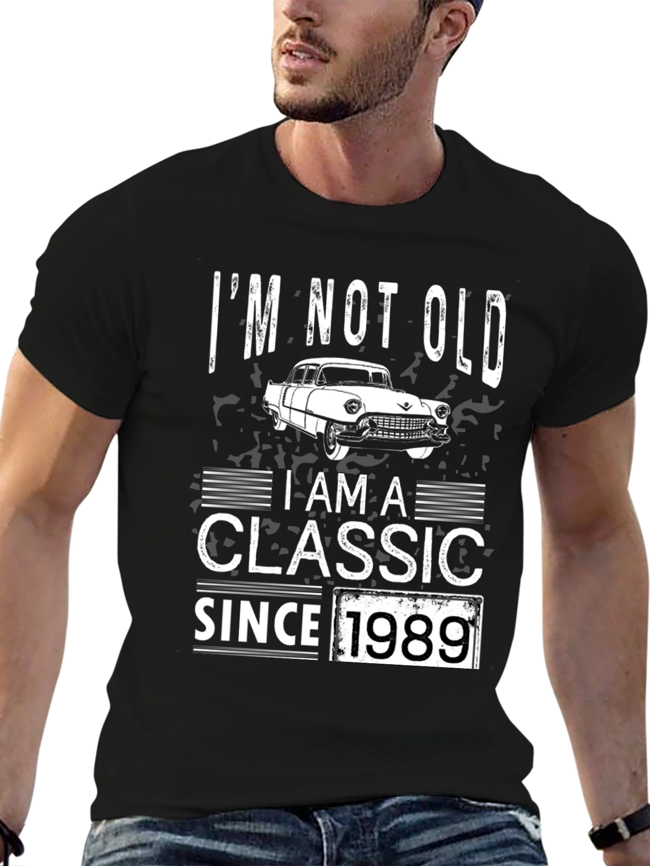 Classic Since 1989 Black Graphic Tee