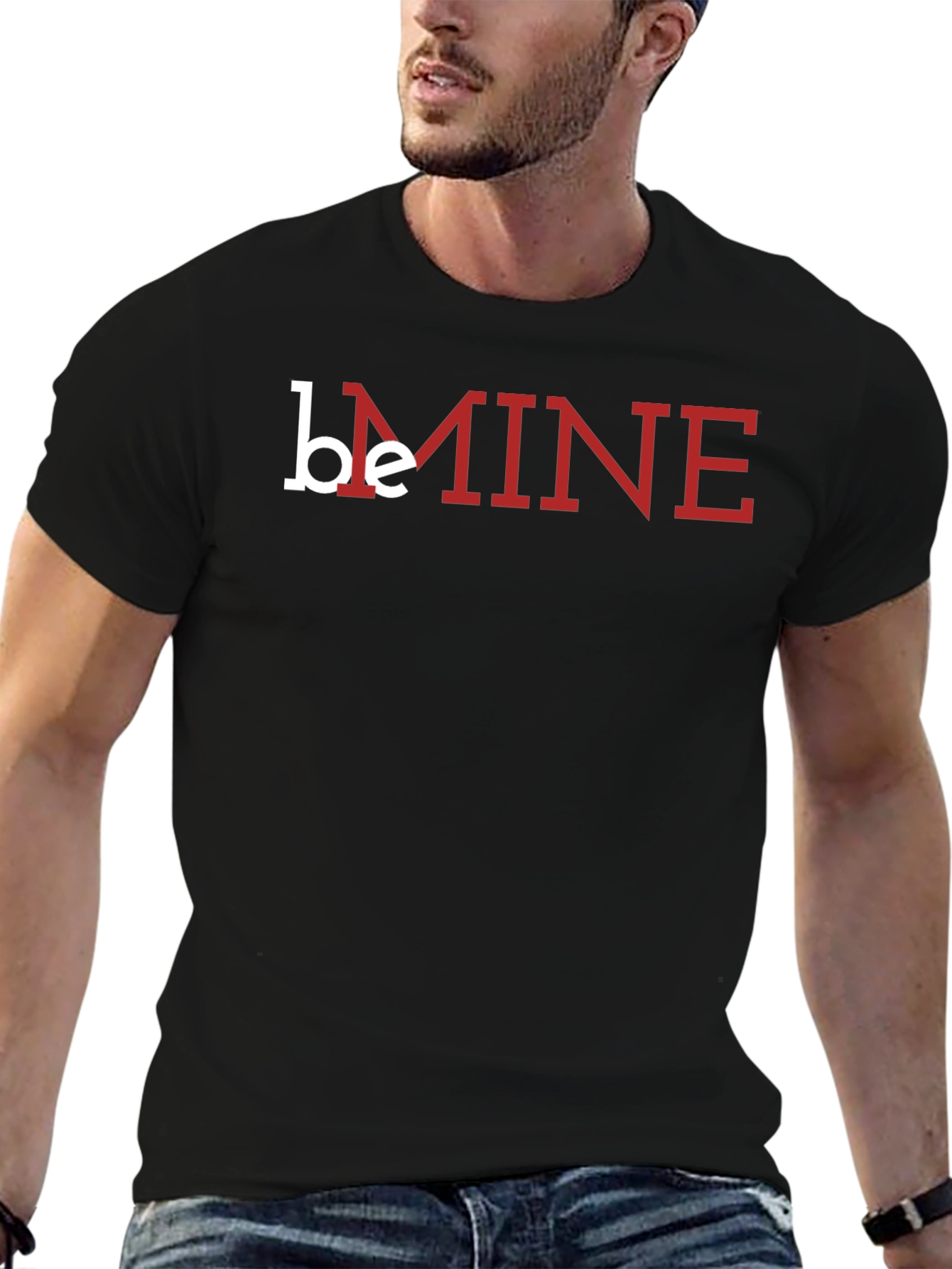 Be Mine Graphic Tee - Black