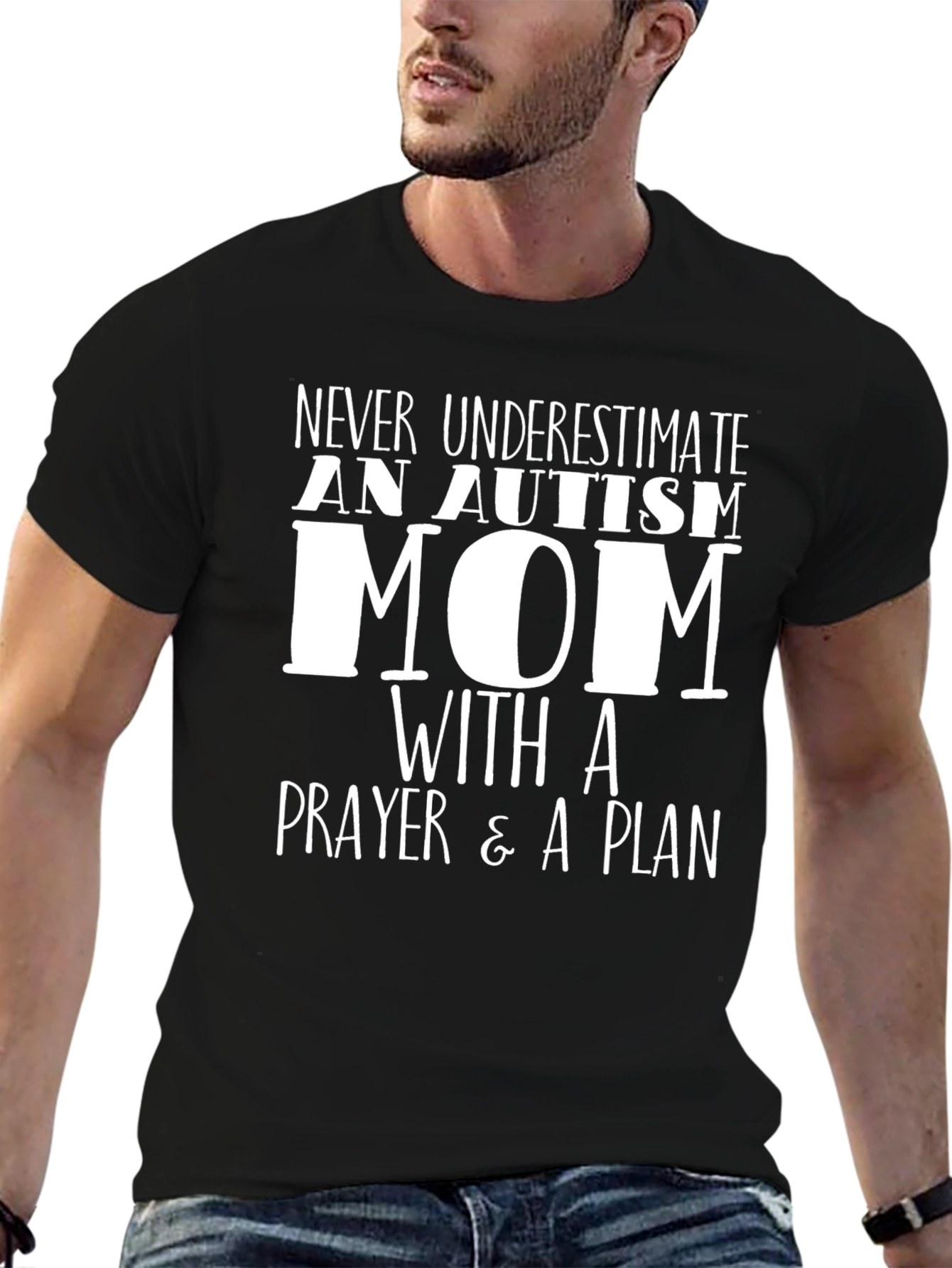 Autism Mom T-Shirt - Prayer & Plan Tee