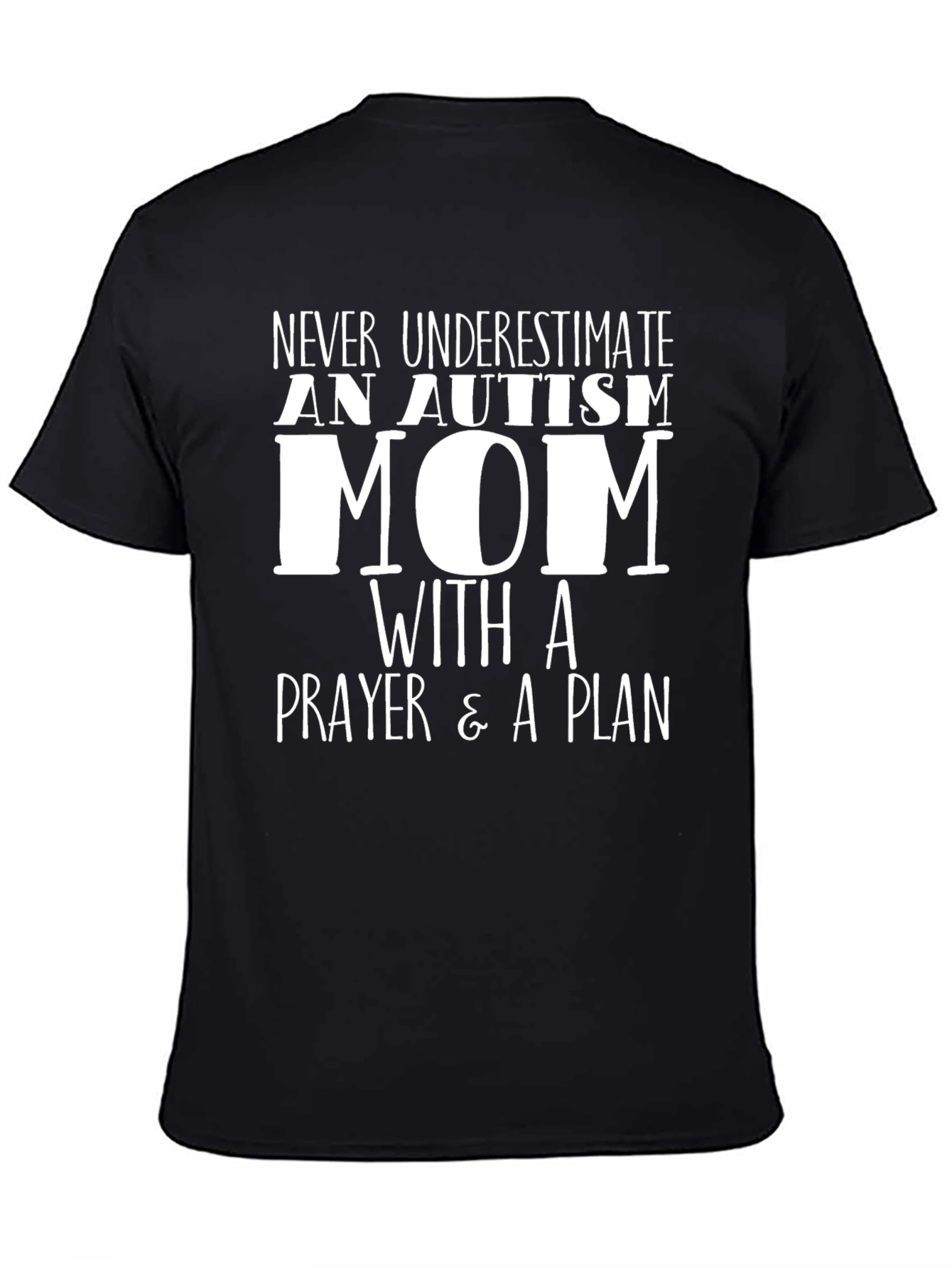 Autism Mom T-Shirt - Prayer & Plan Tee