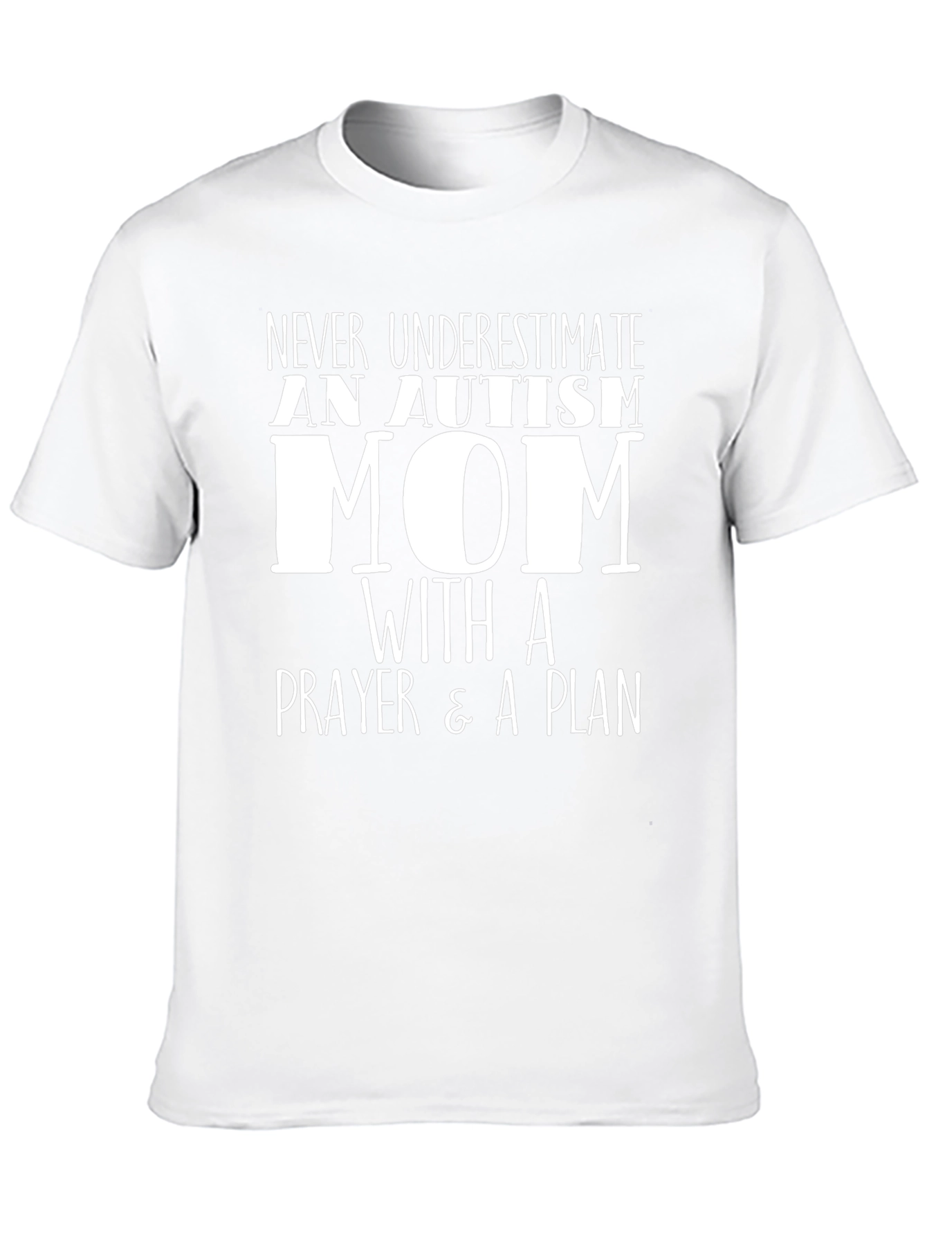 Autism Mom T-Shirt - Prayer & Plan Tee