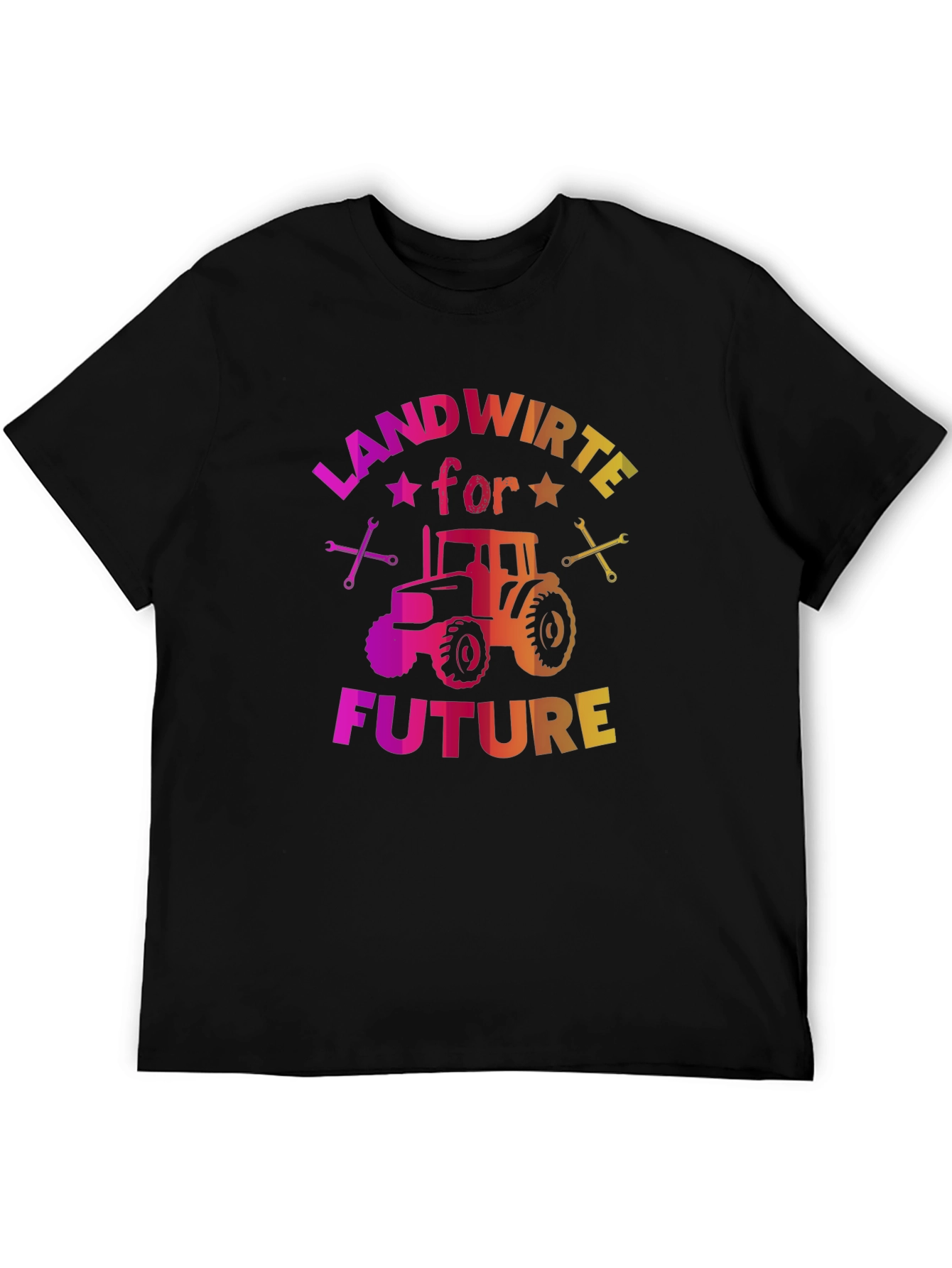 Landwirte for Future Black Graphic Tee