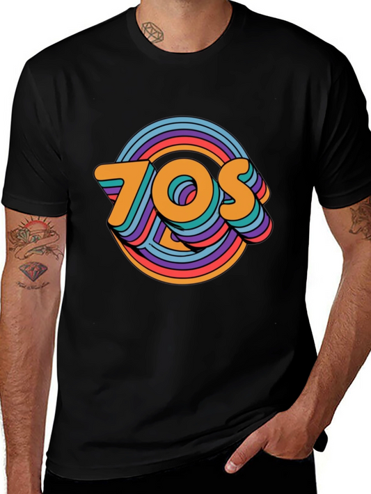 Retro 70s Graphic Tee - Vintage Style T-Shirt