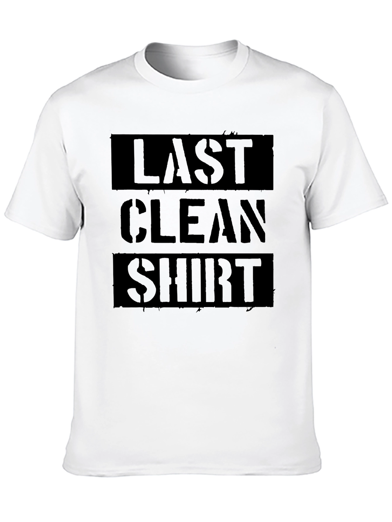 Last Clean Shirt Black Graphic Tee