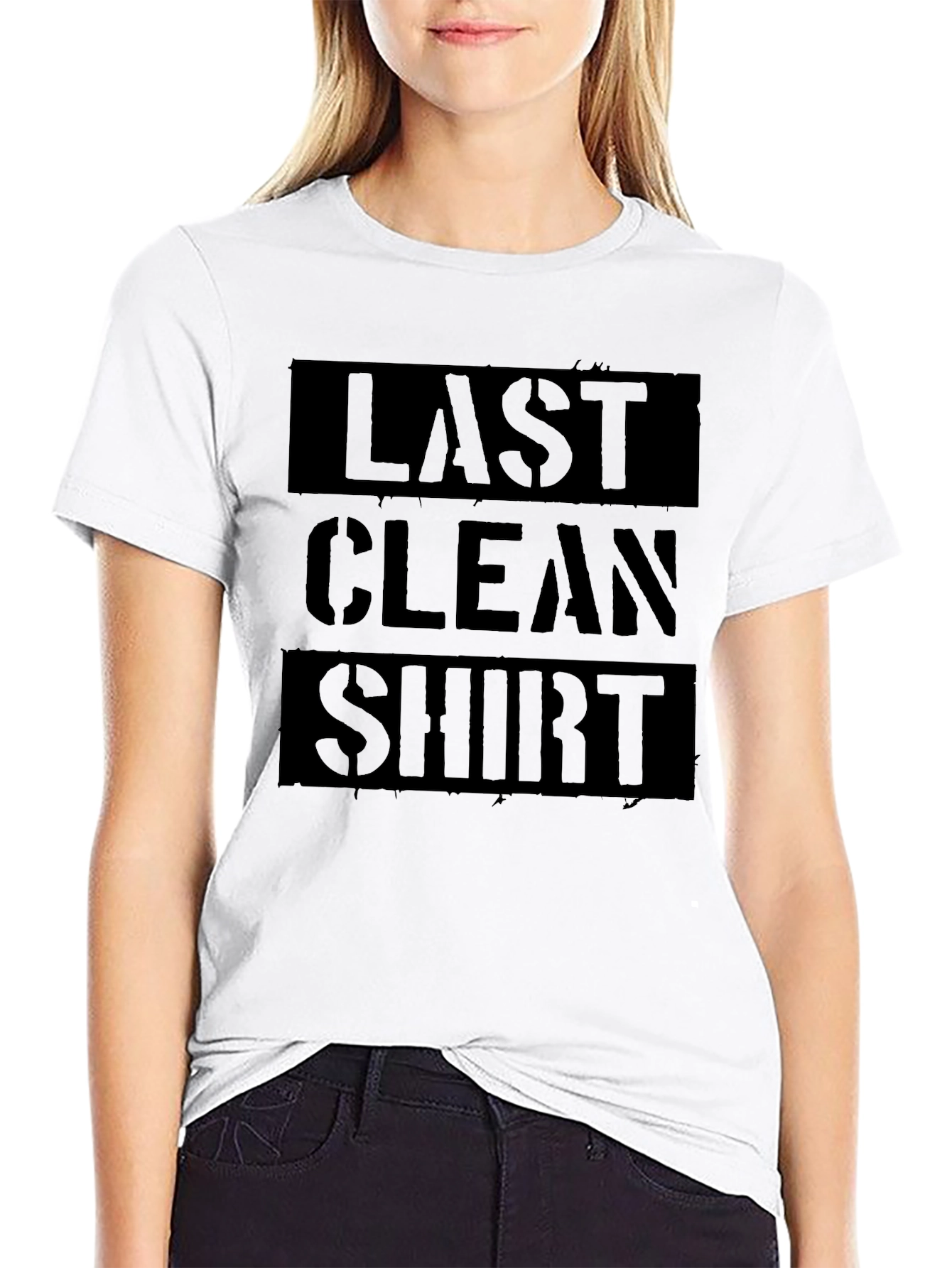 Last Clean Shirt Black Graphic Tee