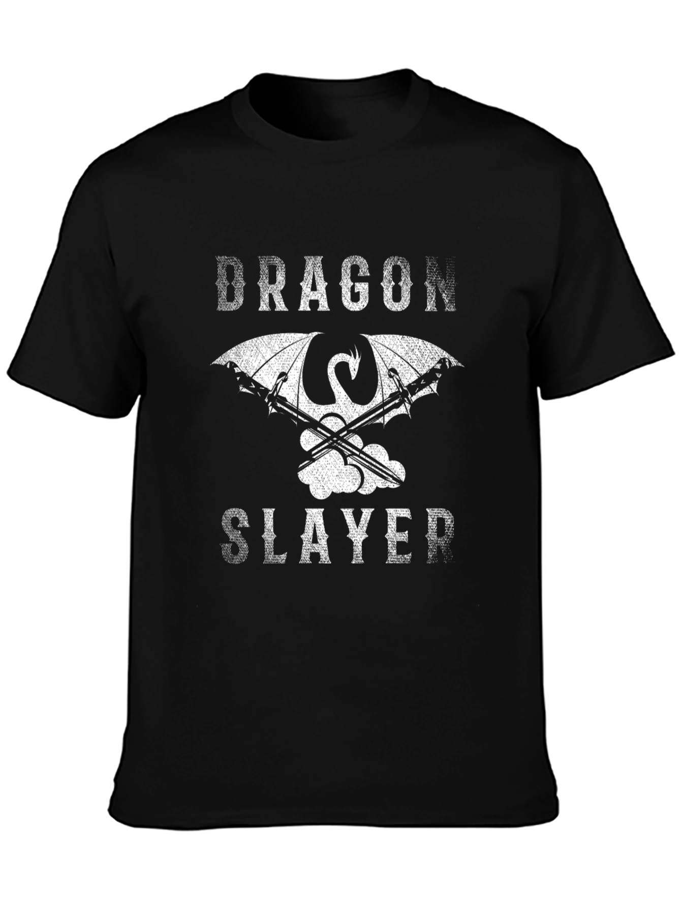 Dragon Slayer Graphic Tee - Fantasy Design T-Shirt