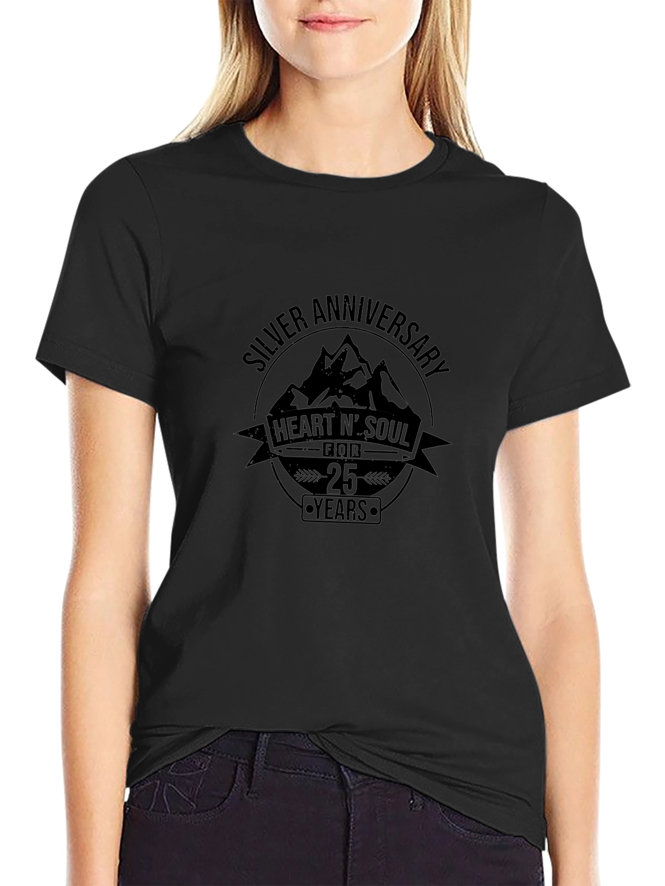 Silver Anniversary Heart N Soul T-Shirt