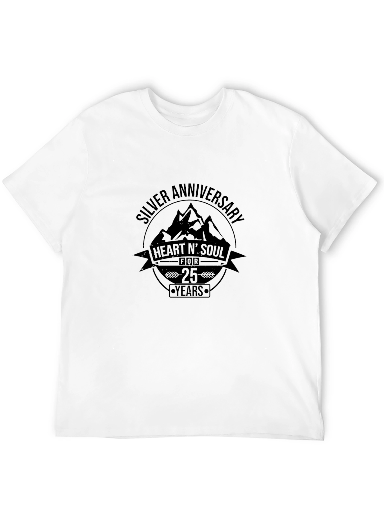 Silver Anniversary Heart N Soul T-Shirt