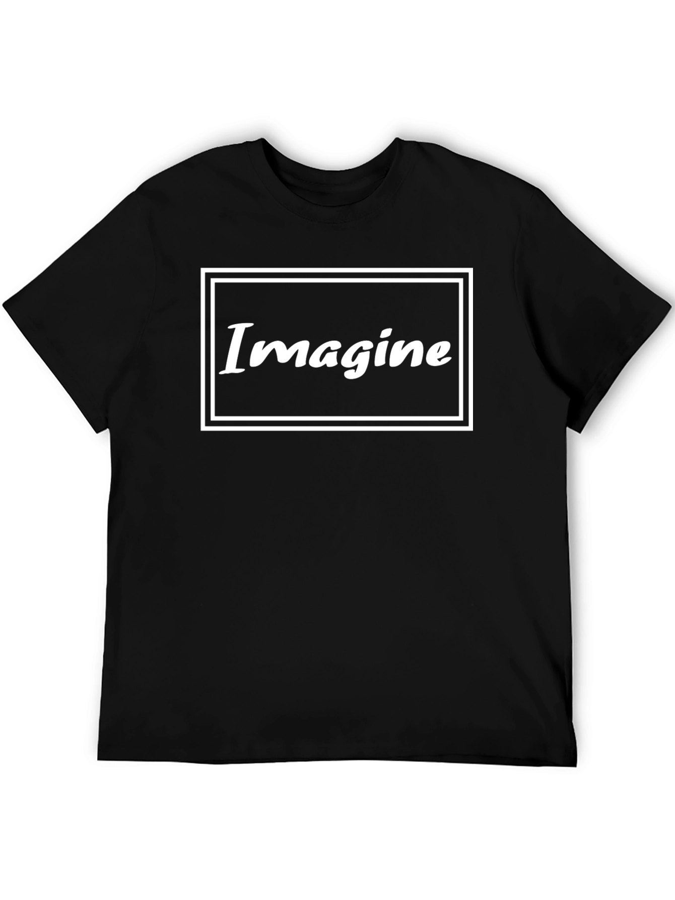 Imagine T-Shirt - Black Graphic Tee