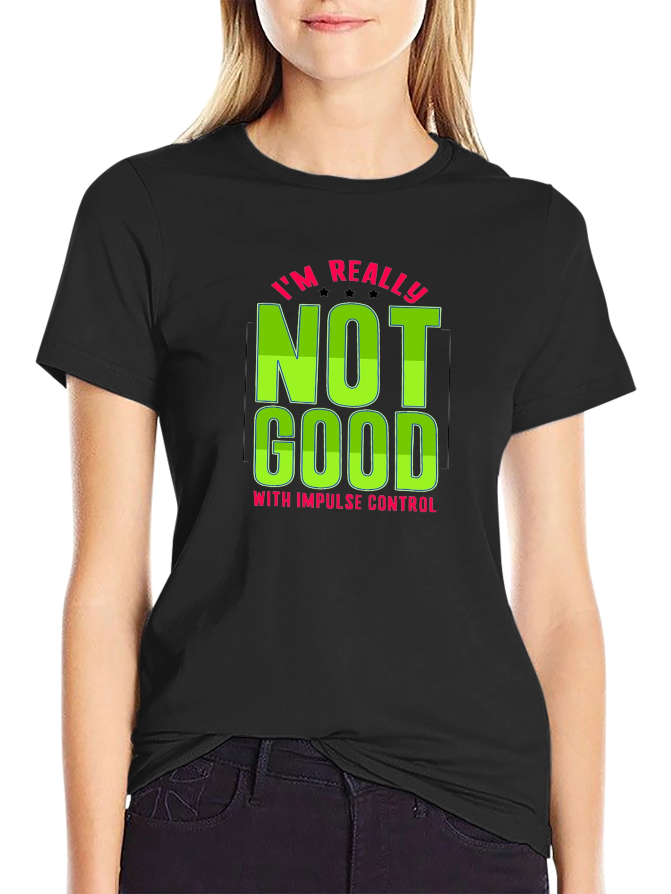 Funny Impulse Control Mens Graphic Tee
