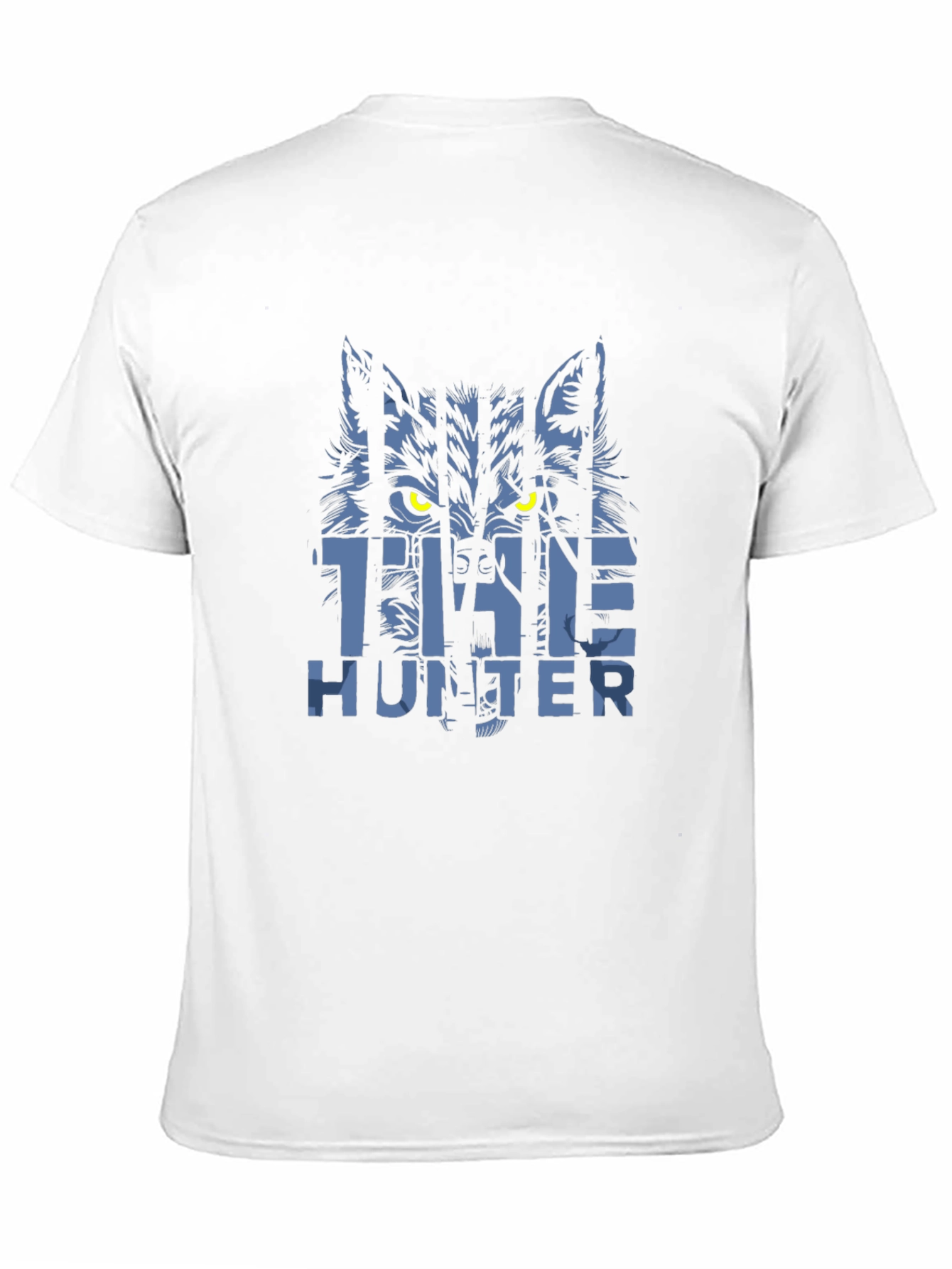 The Hunter Graphic T-Shirt - Wolf Design