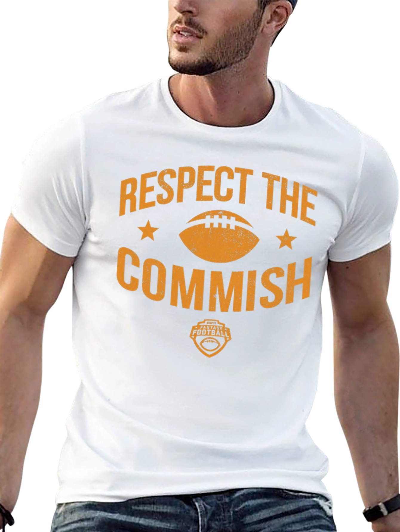 Respect the Commish Fantasy Football T-Shirt