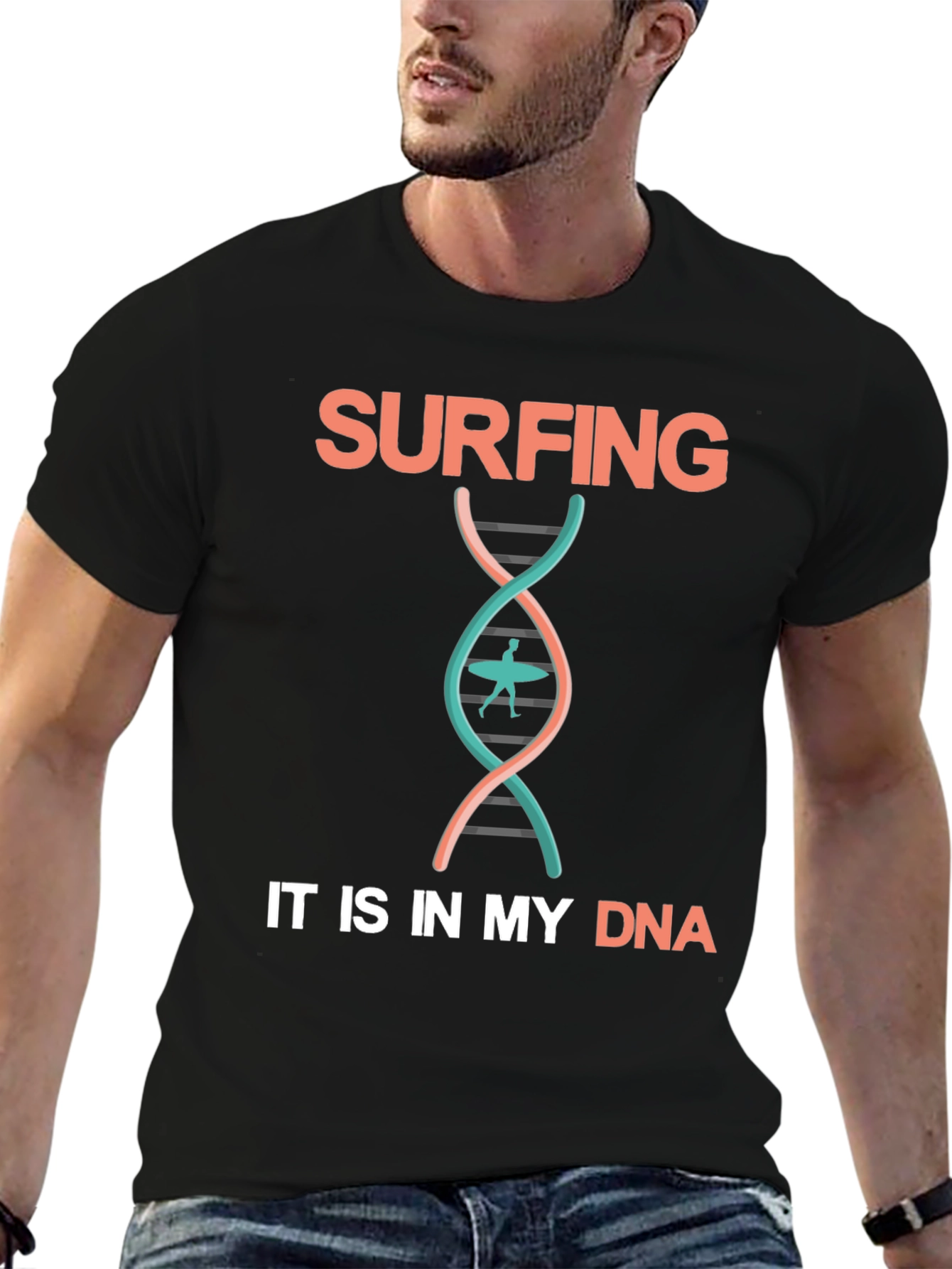 Surfing DNA Graphic Tee