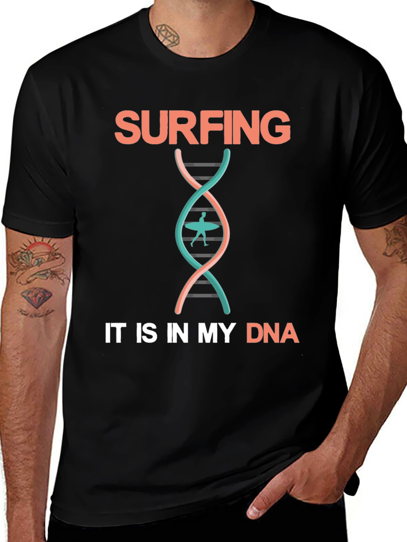 Surfing DNA Graphic Tee