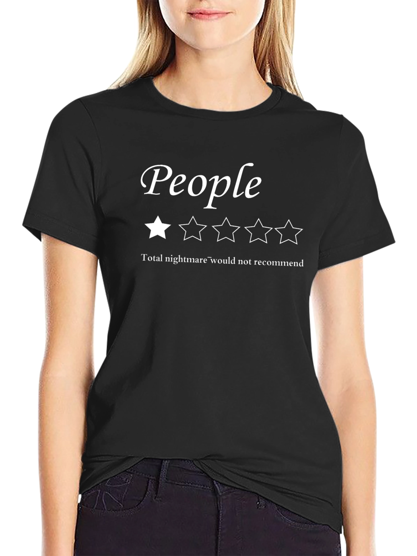 People 1-Star Review Graphic Tee