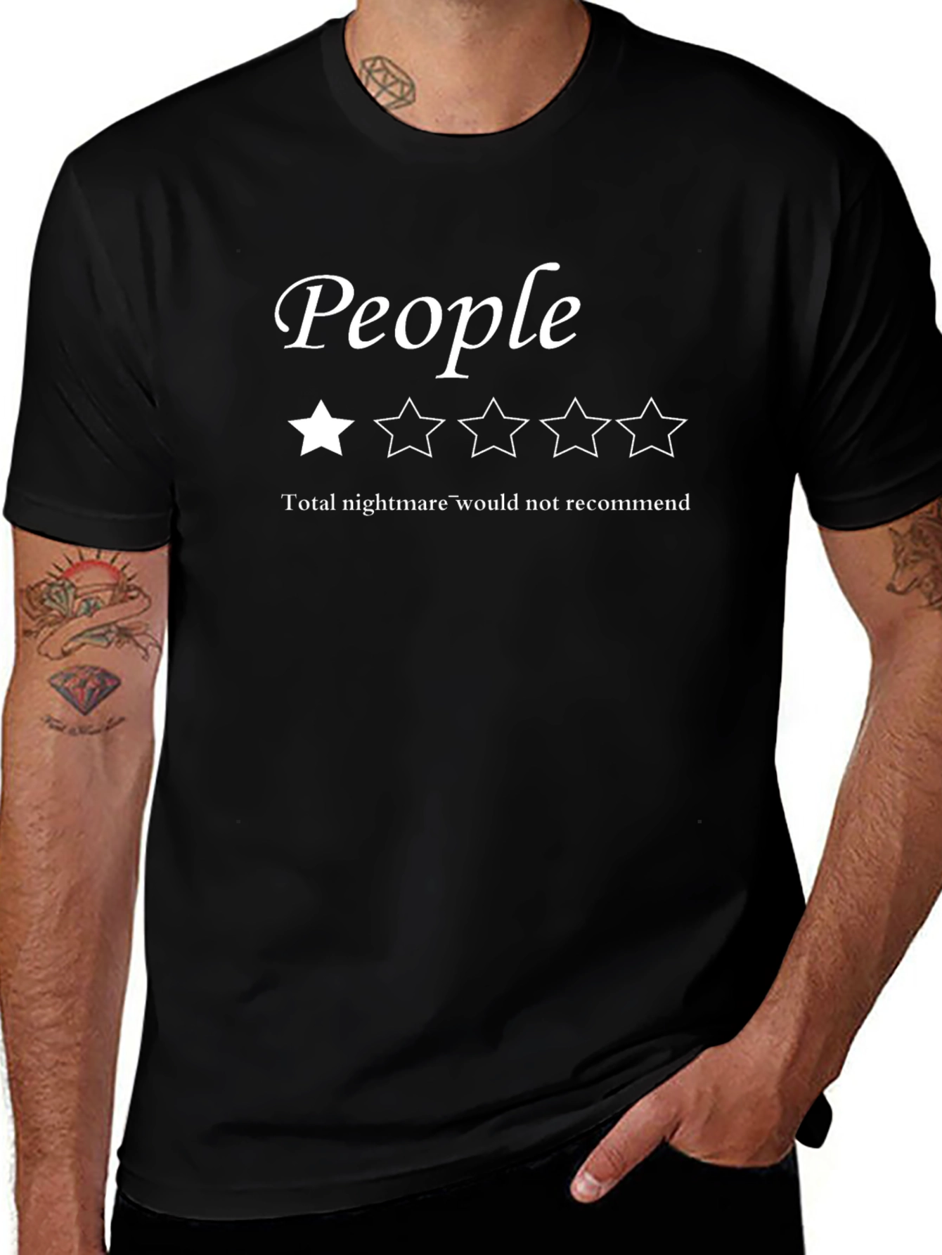 People 1-Star Review Graphic Tee