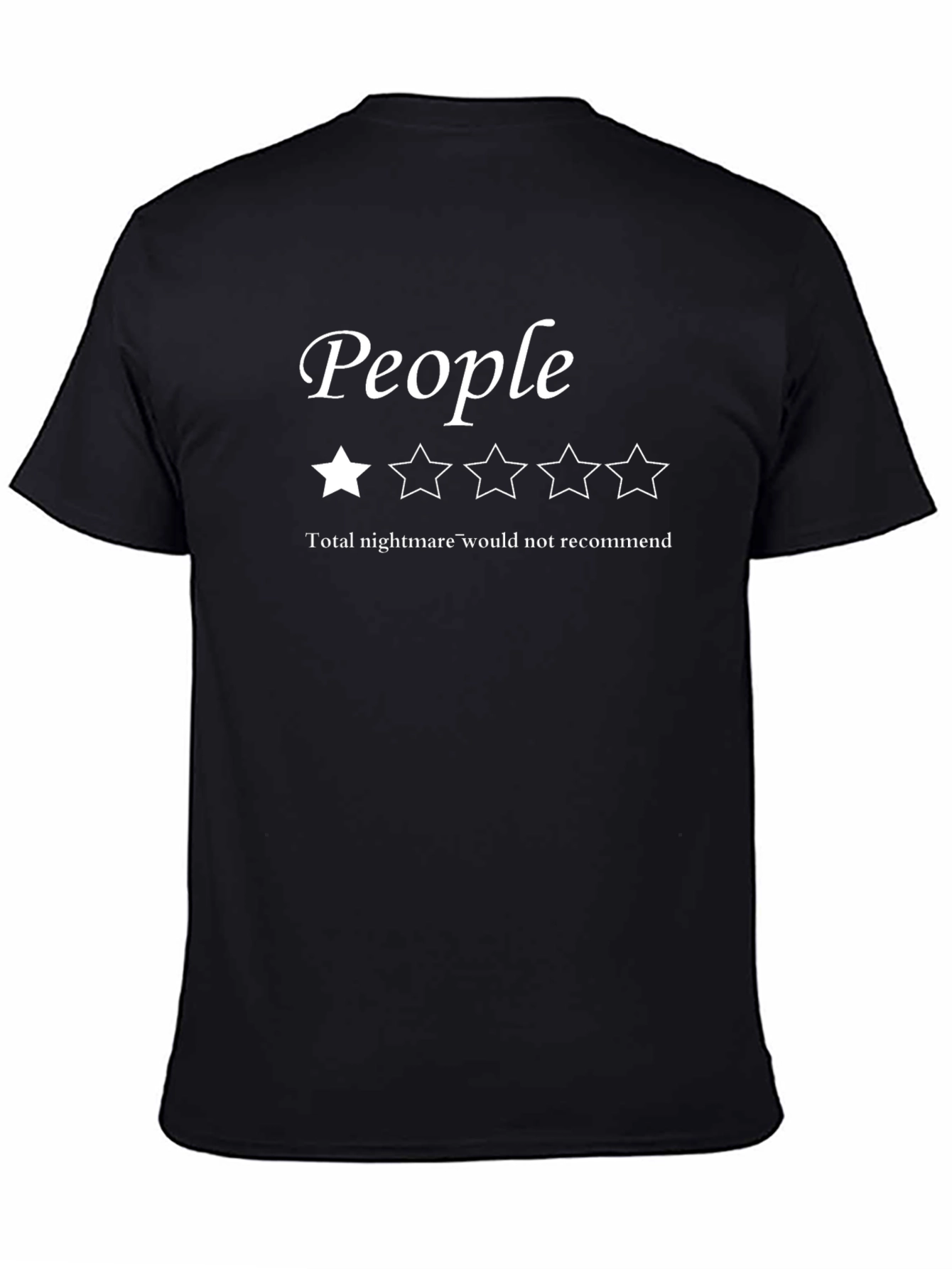 People 1-Star Review Graphic Tee