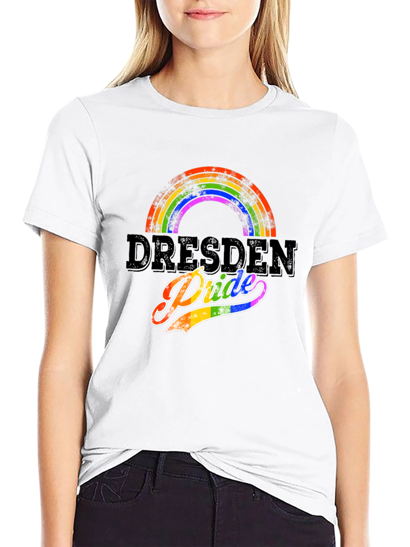 Dresden Pride Rainbow Graphic T-Shirt