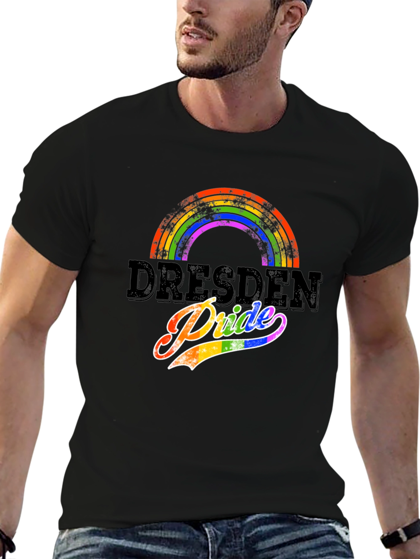 Dresden Pride Rainbow Graphic T-Shirt