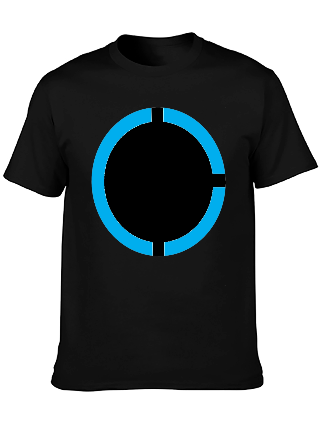 Android Circle Logo Graphic T-Shirt - Black