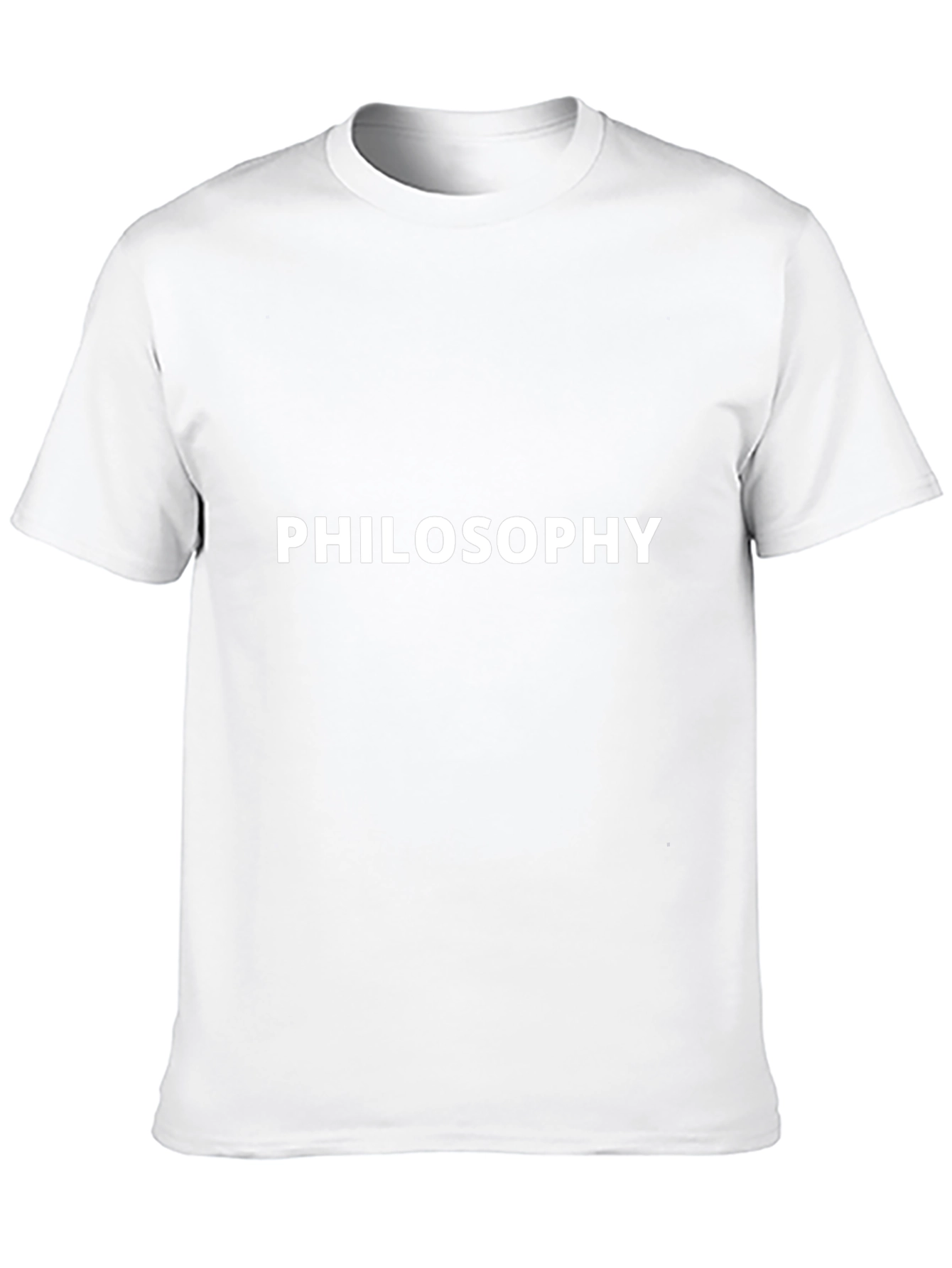 Philosophy Black T-Shirt - Mens Casual Tee