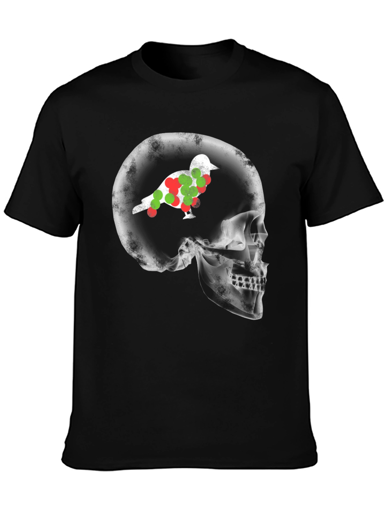 Skull X-Ray Bird T-Shirt