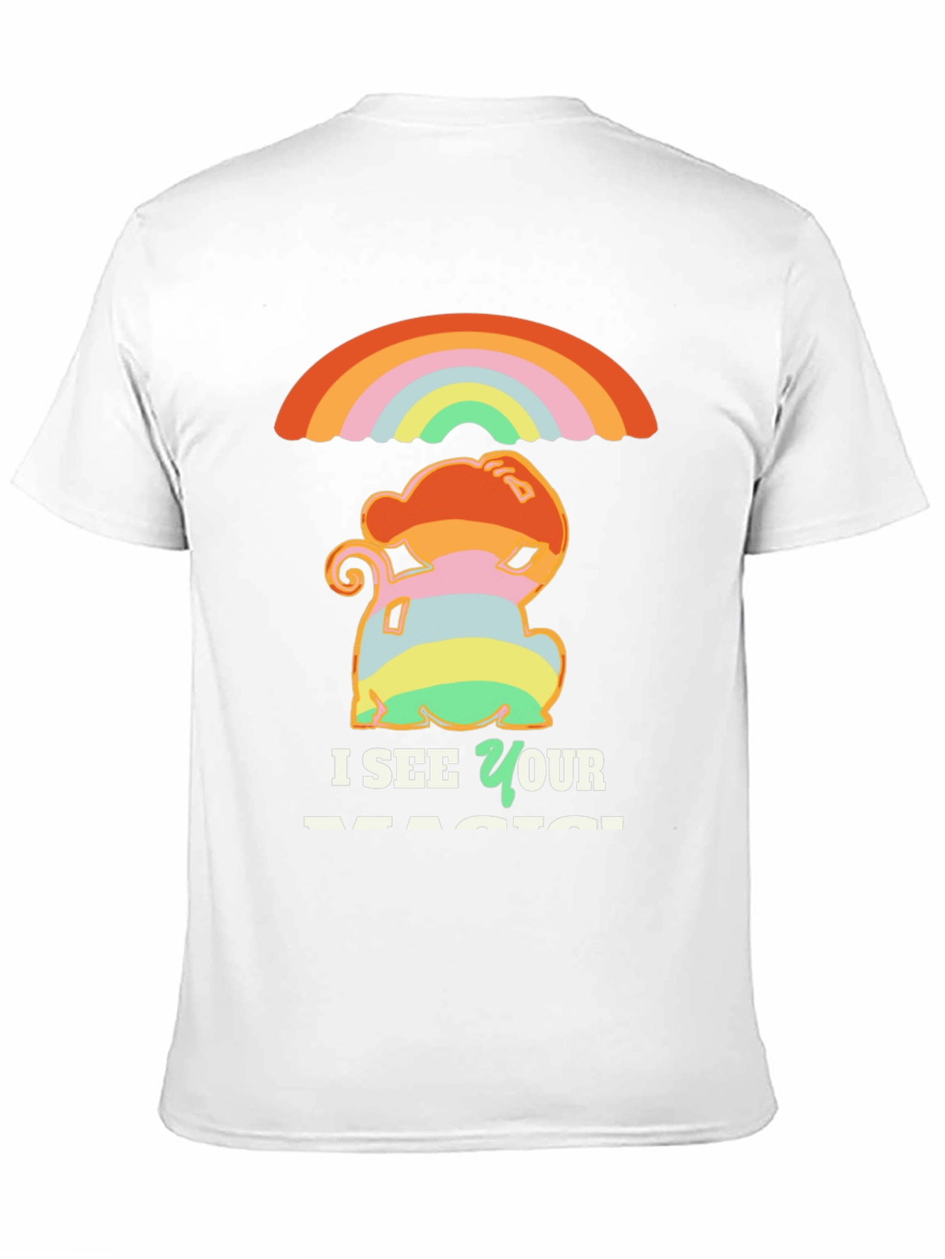 Rainbow Magic Graphic Tee - Unisex Black T-Shirt