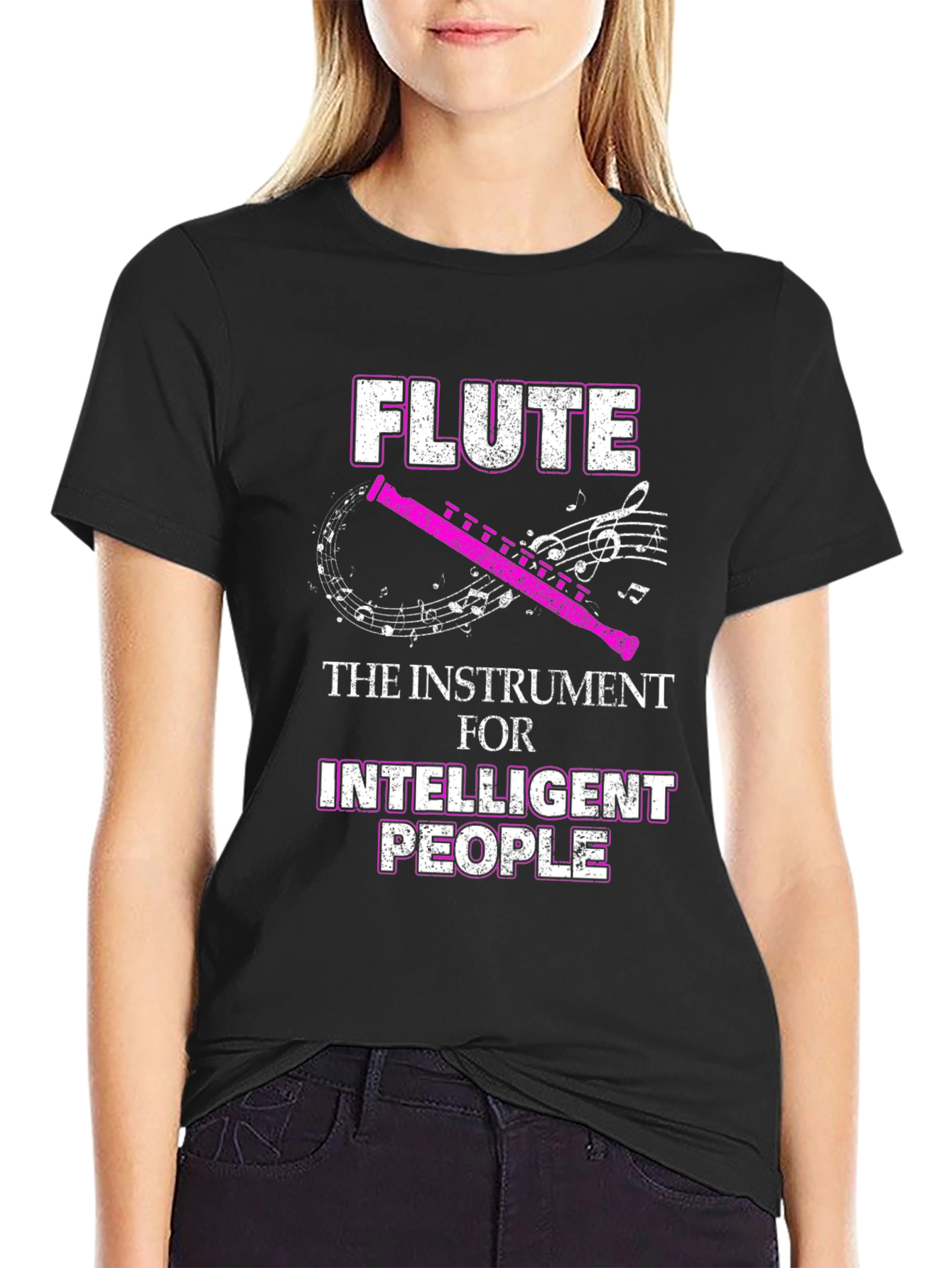 Flute Instrument for Intelligent People T-Shirt