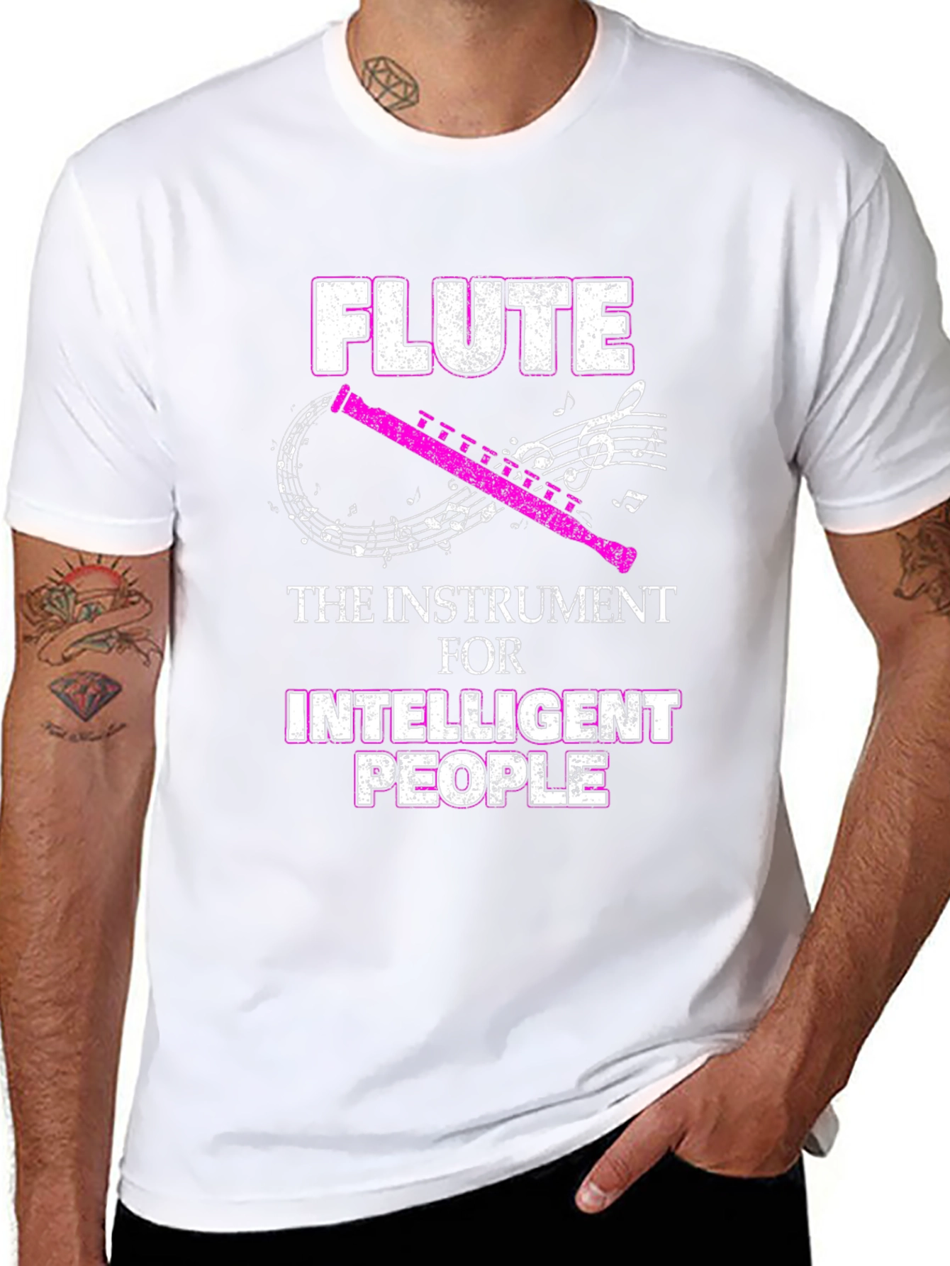 Flute Instrument for Intelligent People T-Shirt