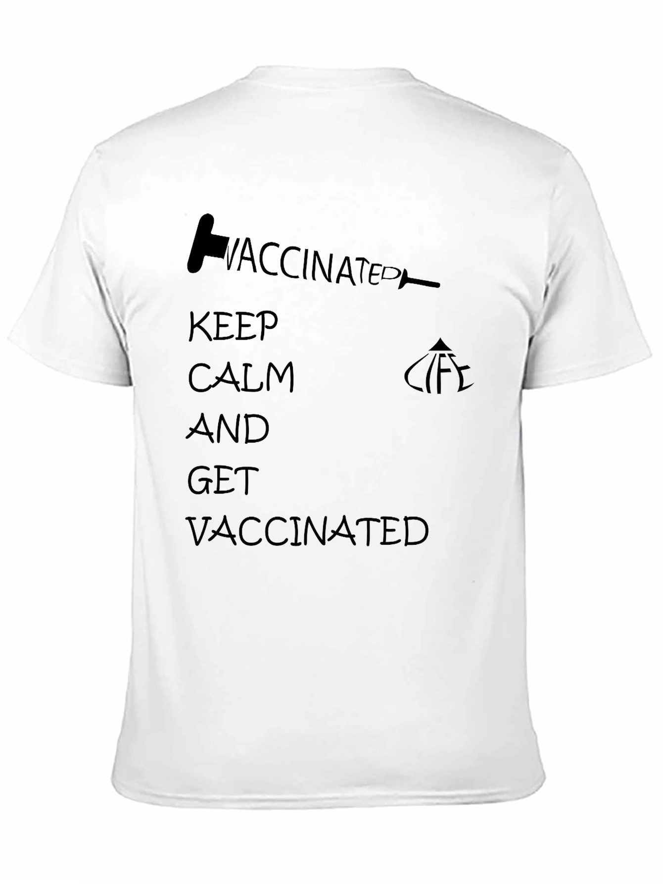 Vaccinated Keep Calm T-Shirt
