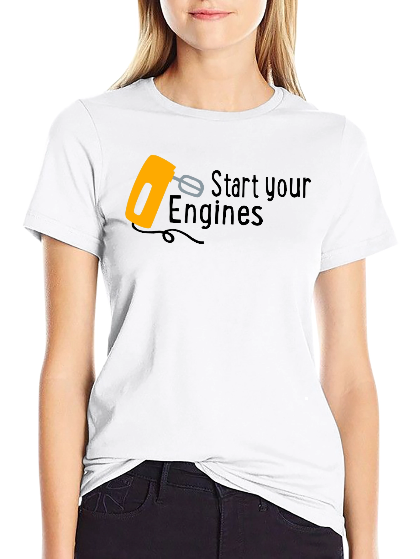 Start Your Engines Funny Mixer T-Shirt