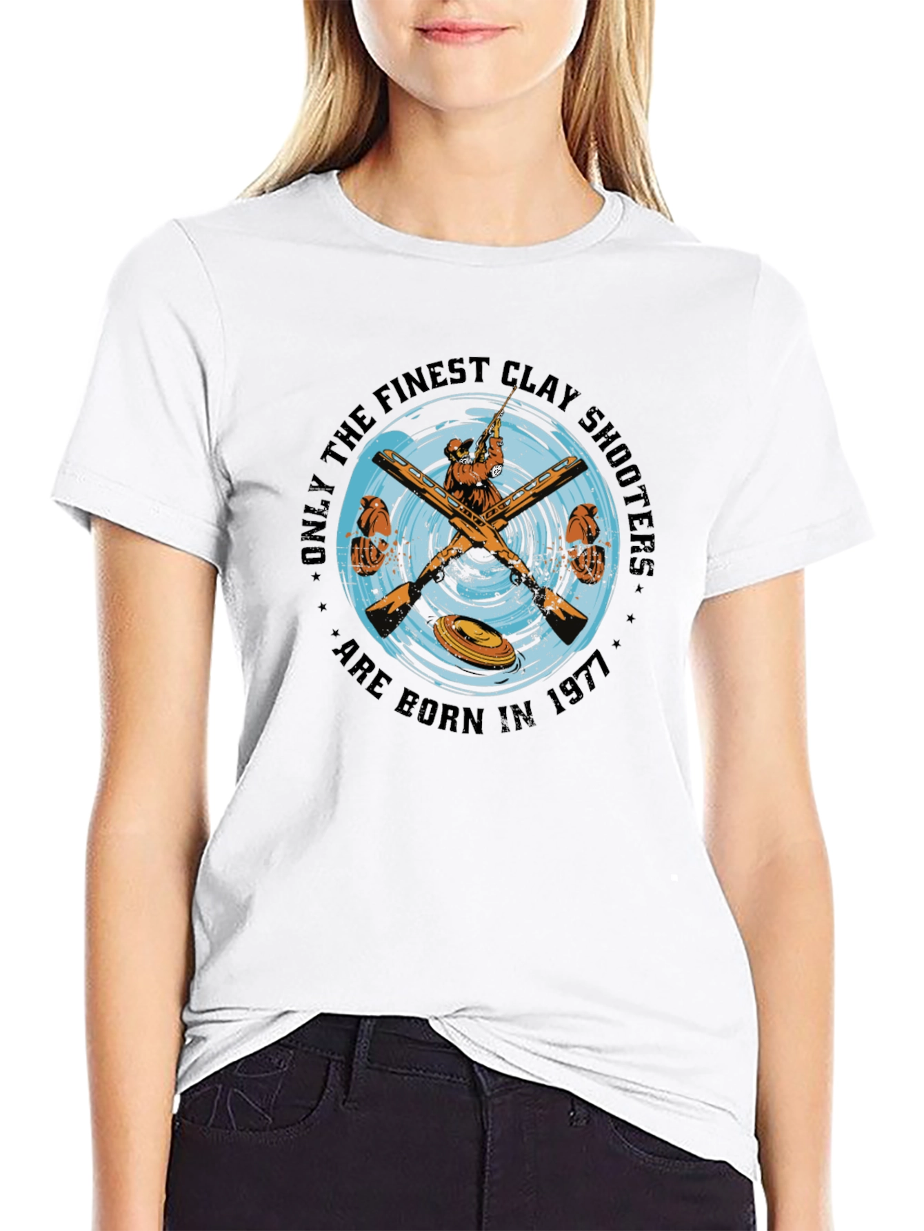 Finest Clay Shooters Born in 1977 T-Shirt