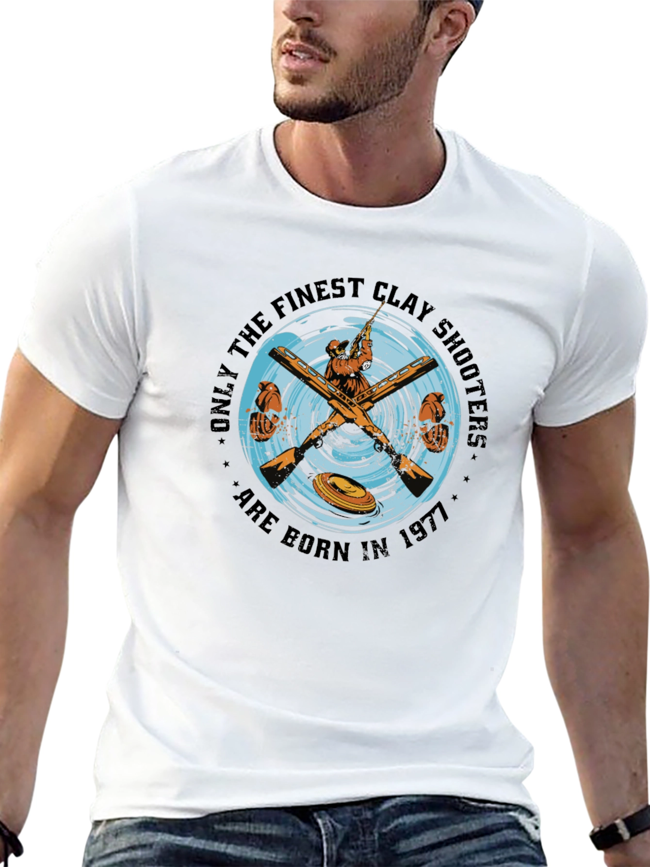 Finest Clay Shooters Born in 1977 T-Shirt
