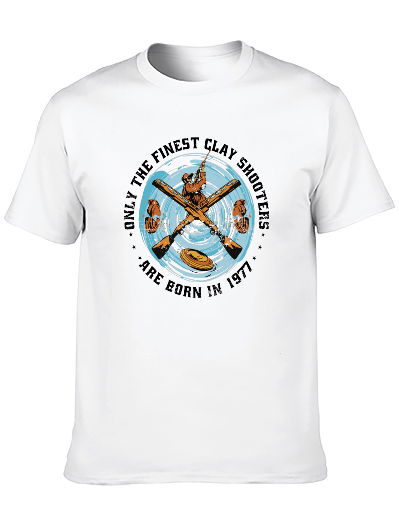 Finest Clay Shooters Born in 1977 T-Shirt