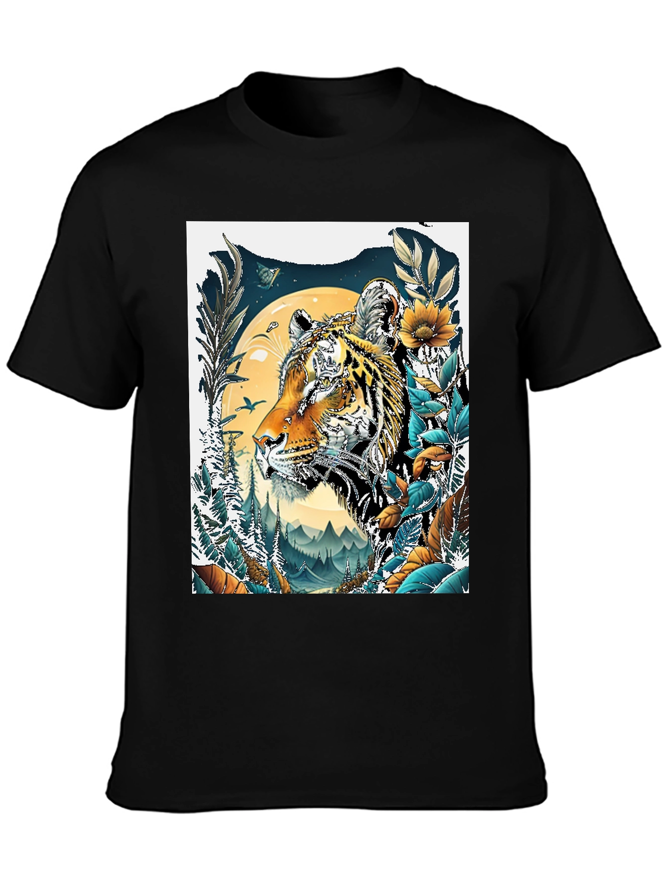 Tiger Graphic Tee - Nature Inspired Design