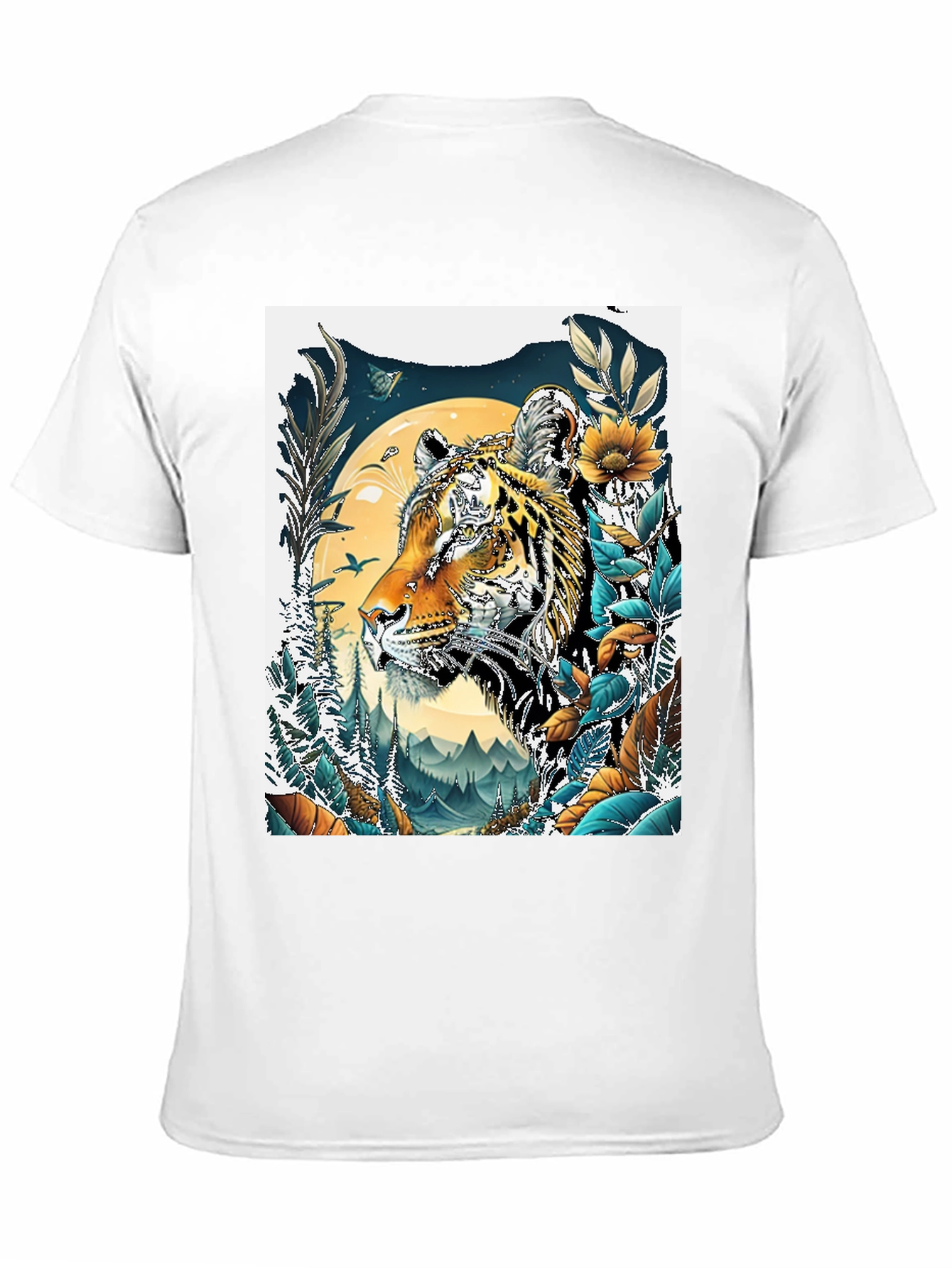 Tiger Graphic Tee - Nature Inspired Design