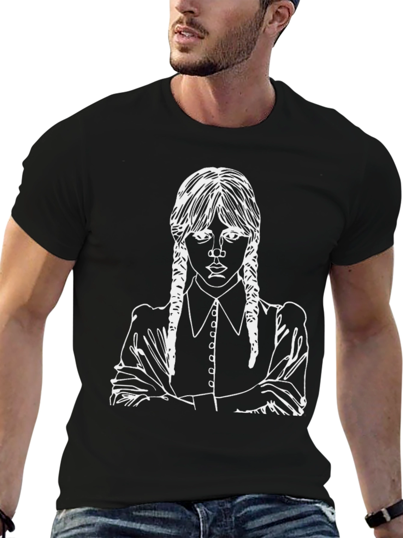 Wednesday Addams T-Shirt - Graphic Print