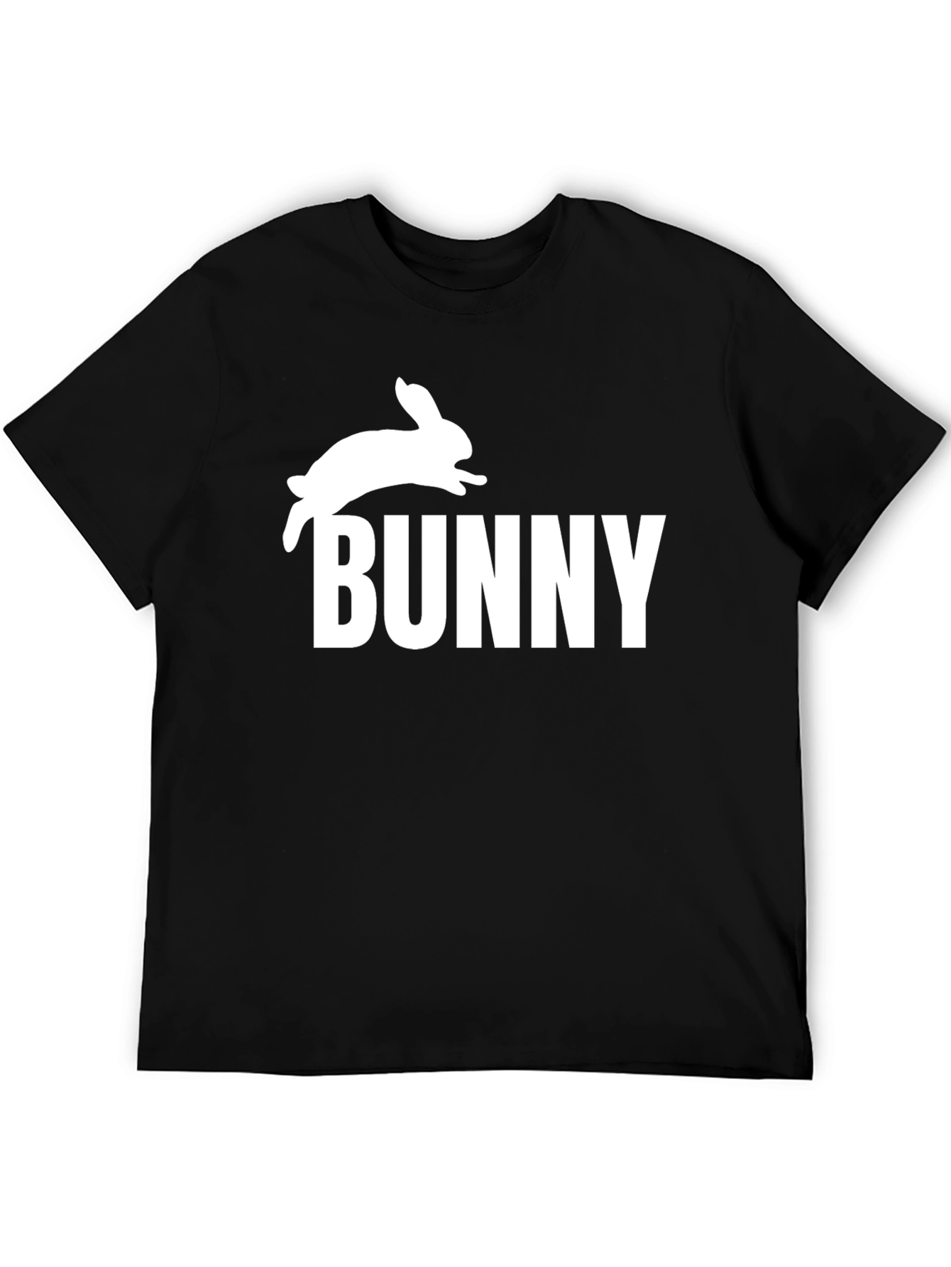 Bunny Graphic T-Shirt - Mens Black Tee
