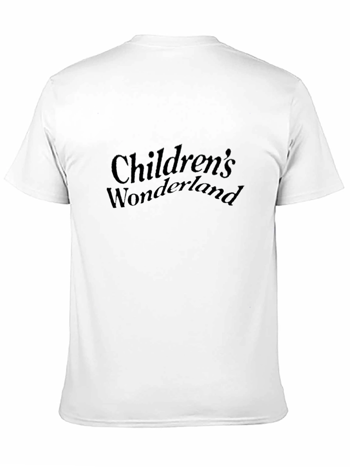 Childrens Wonderland Black T-Shirt