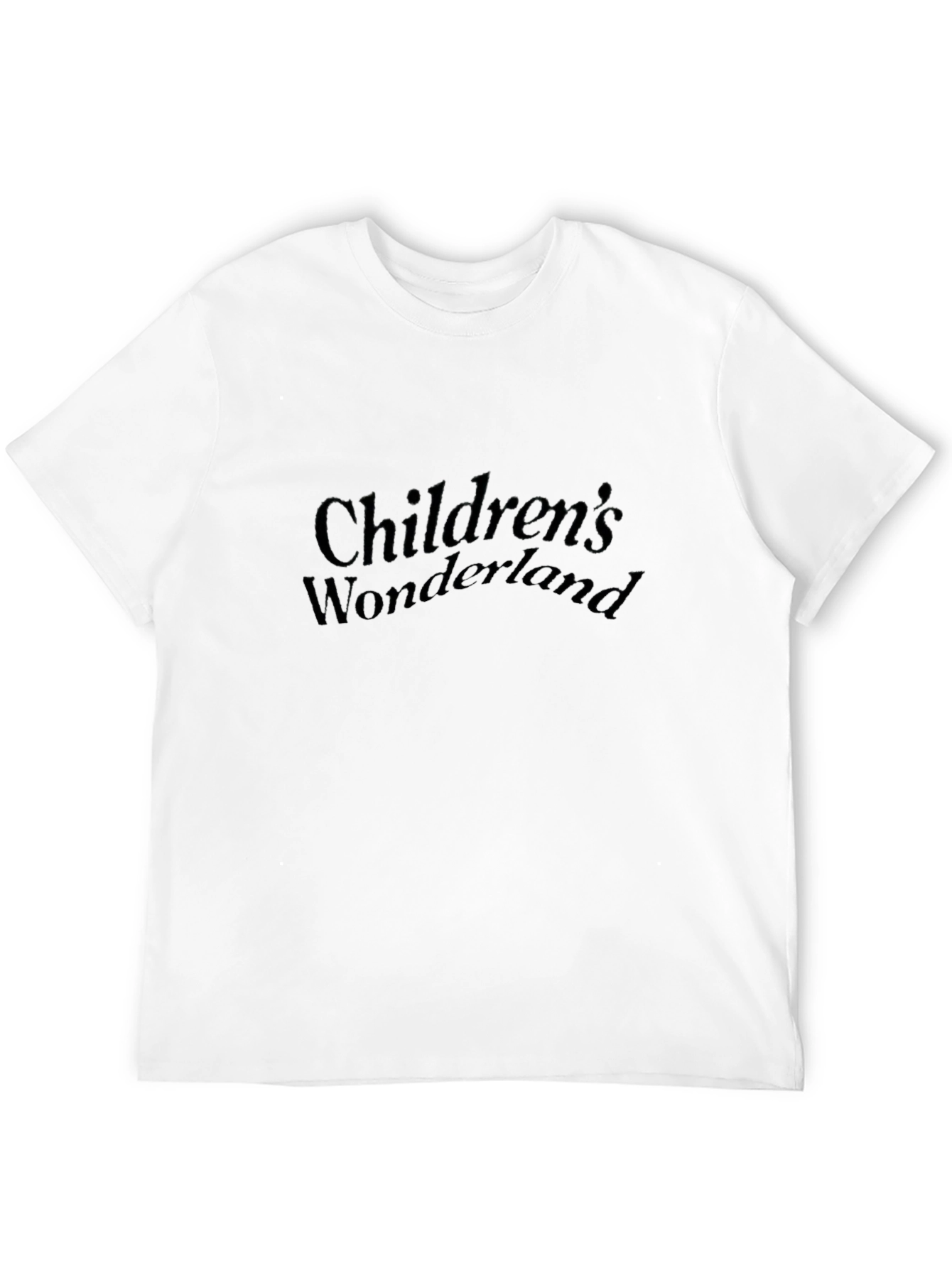 Childrens Wonderland Black T-Shirt