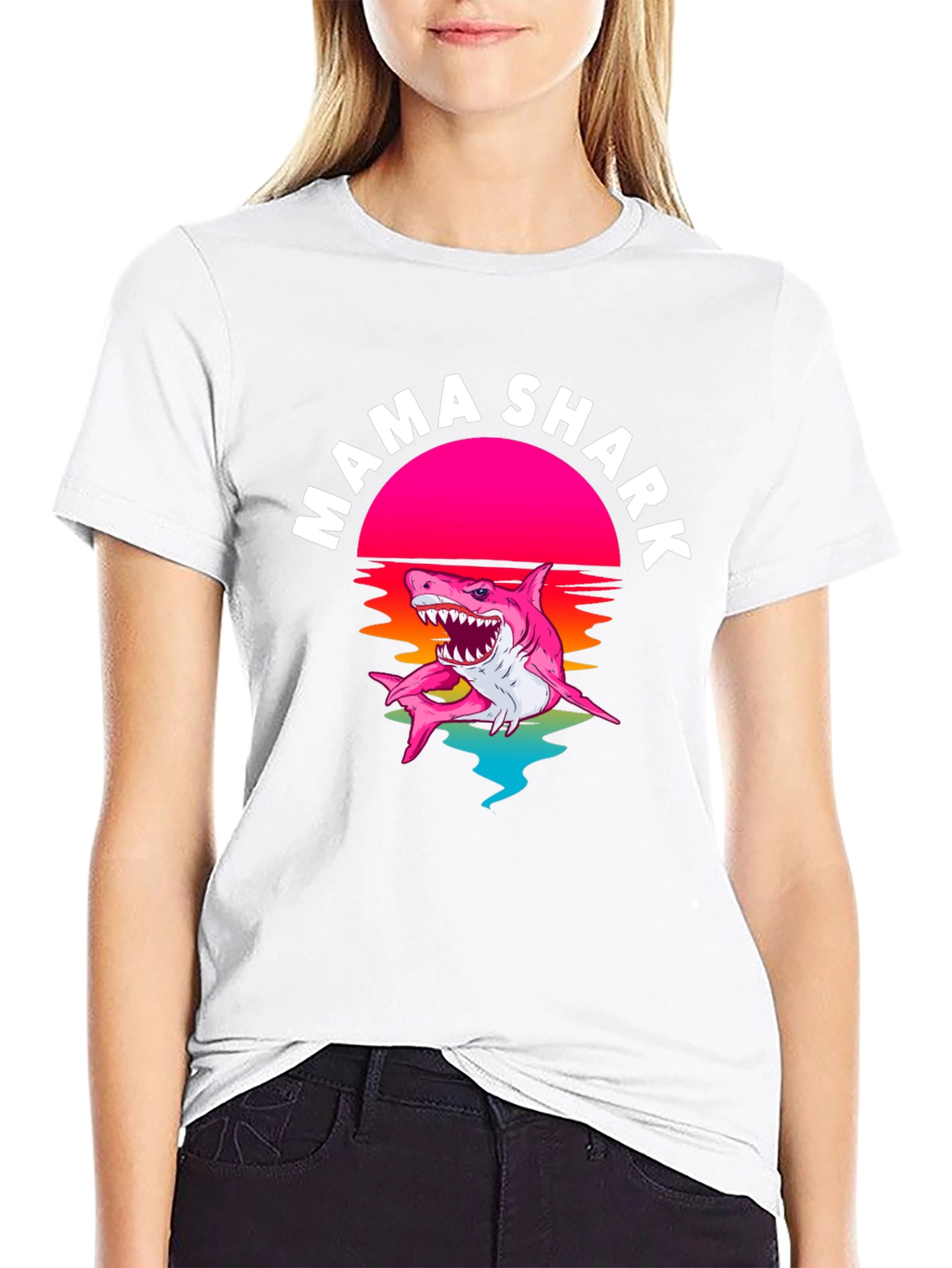 Mama Shark Graphic Tee