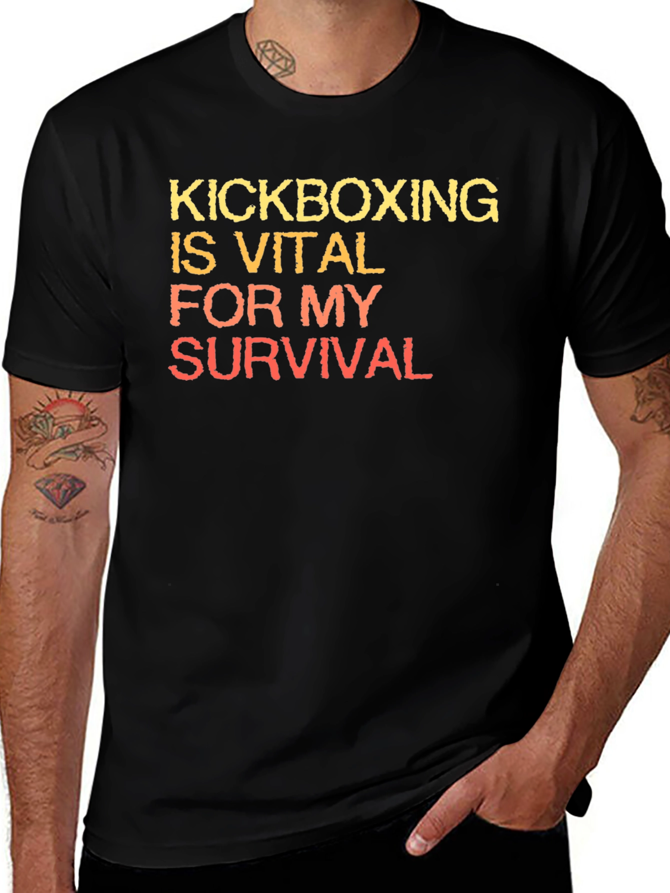 Kickboxing Vital For My Survival T-Shirt
